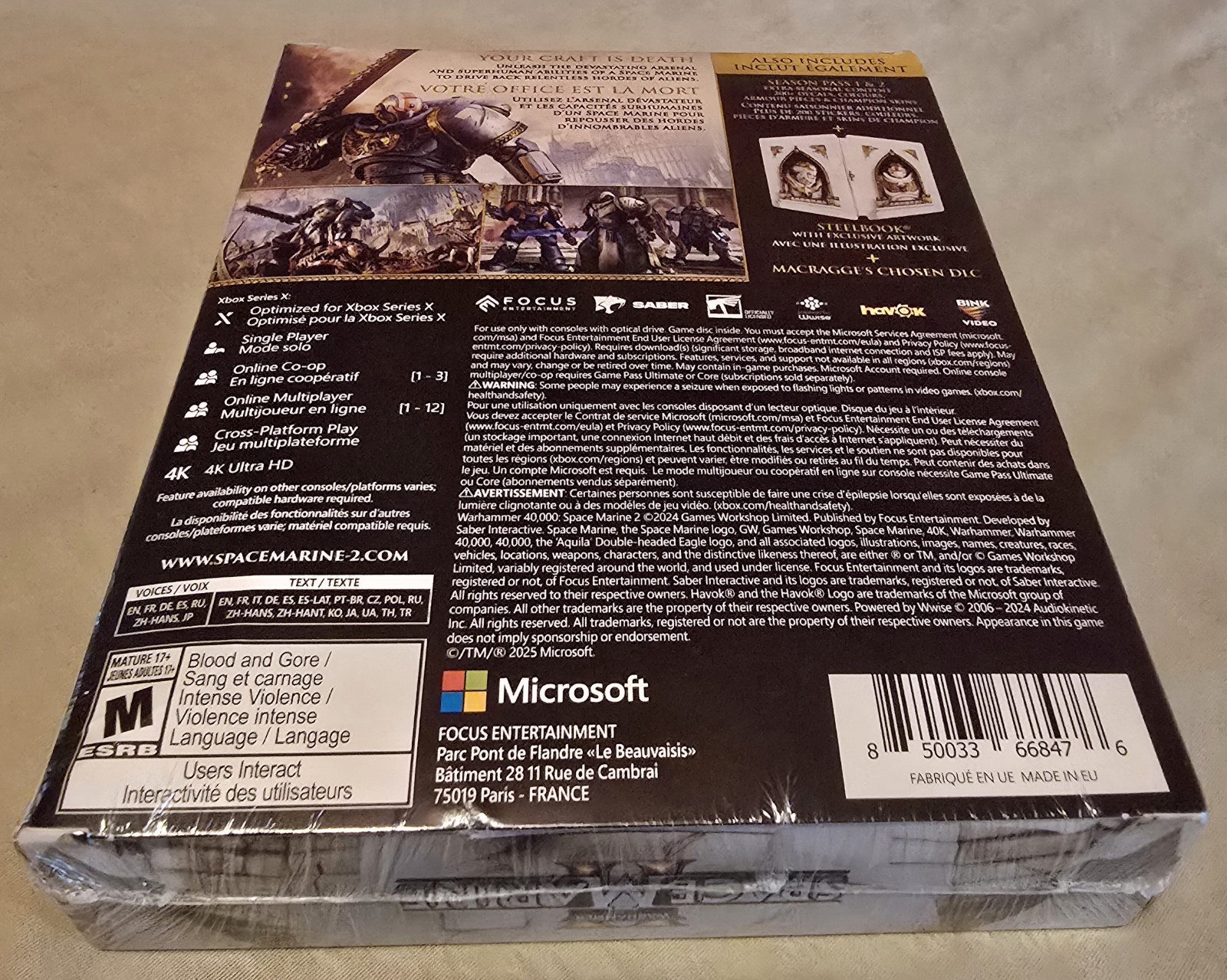 Warhammer 40K: Space Marine 2 – Ultima Limited Edition [XBOX SERIES X] BRAND NEW