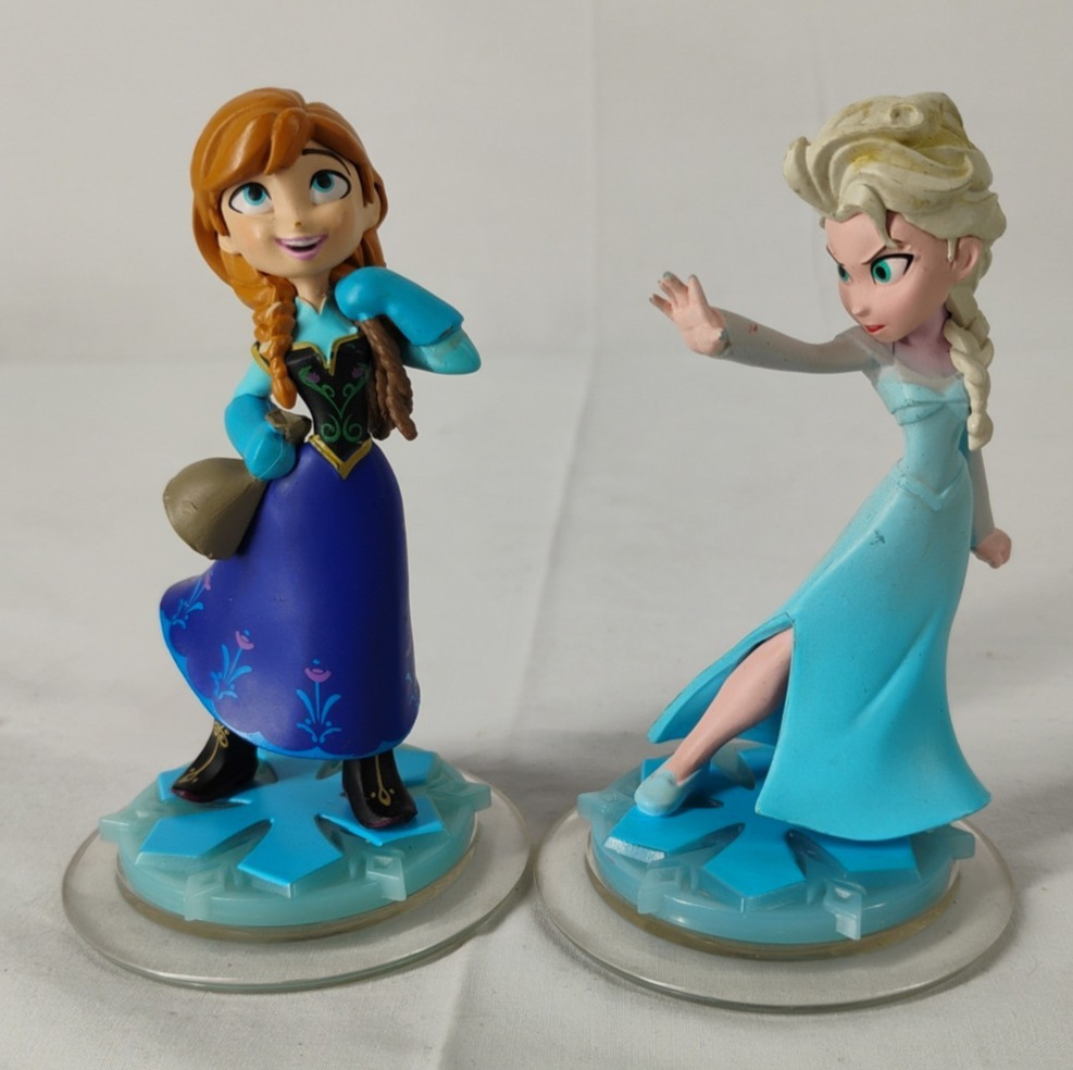 Frozen Disney Infinity 1.0 Figures Anna & Elsa Set
