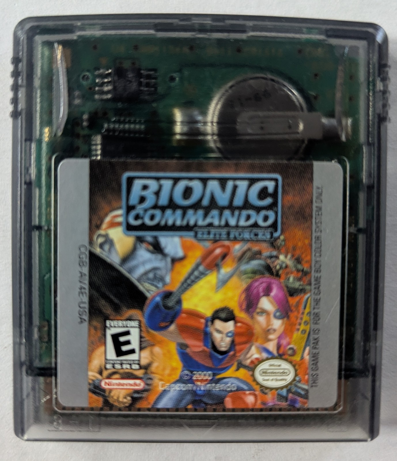 Bionic Commando Nintendo Game Boy Color Works, Not Sure If Memory Works