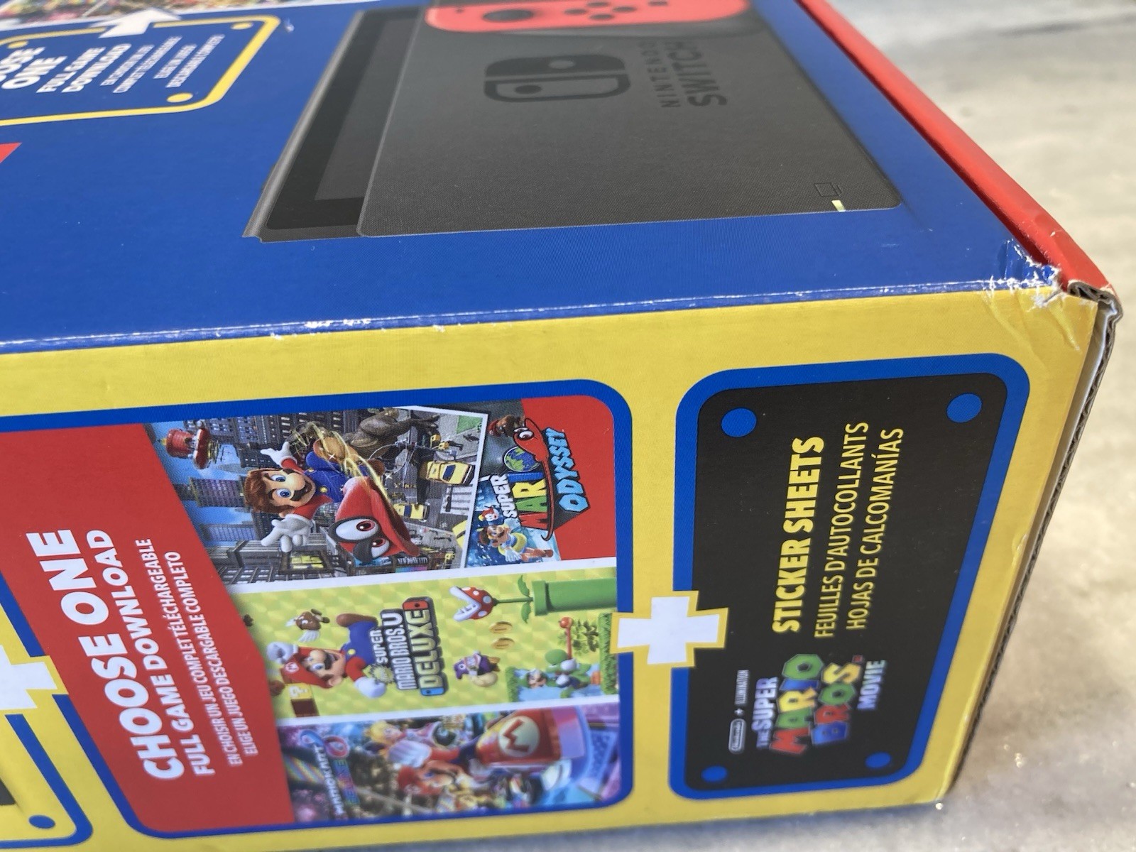 Nintendo Switch ZELDA OLED EMPTY BOX with Cardboard Insert Tray Owners Manual US