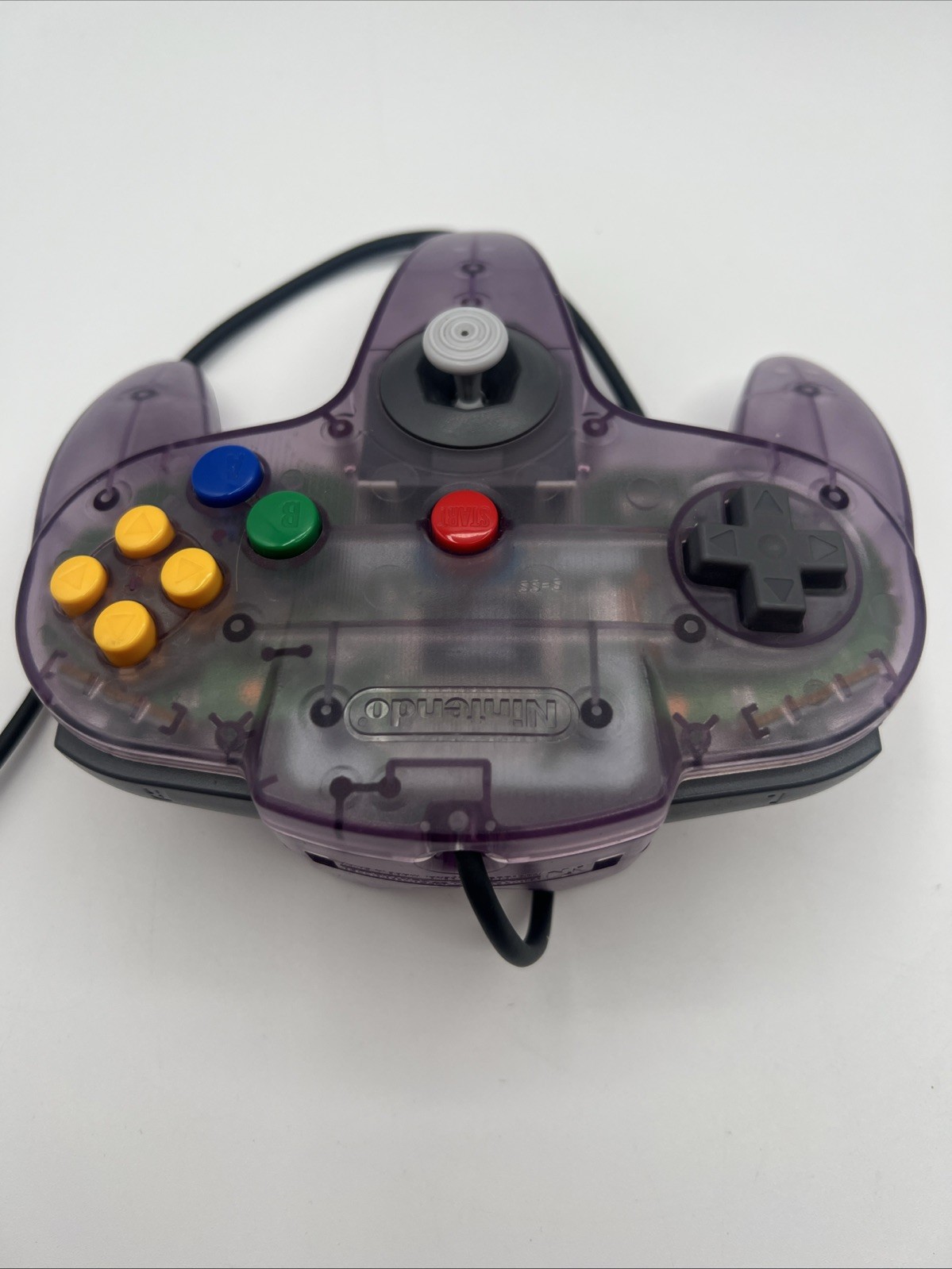 Nintendo N64 Atomic Purple Controller Authentic Tested NUS-005