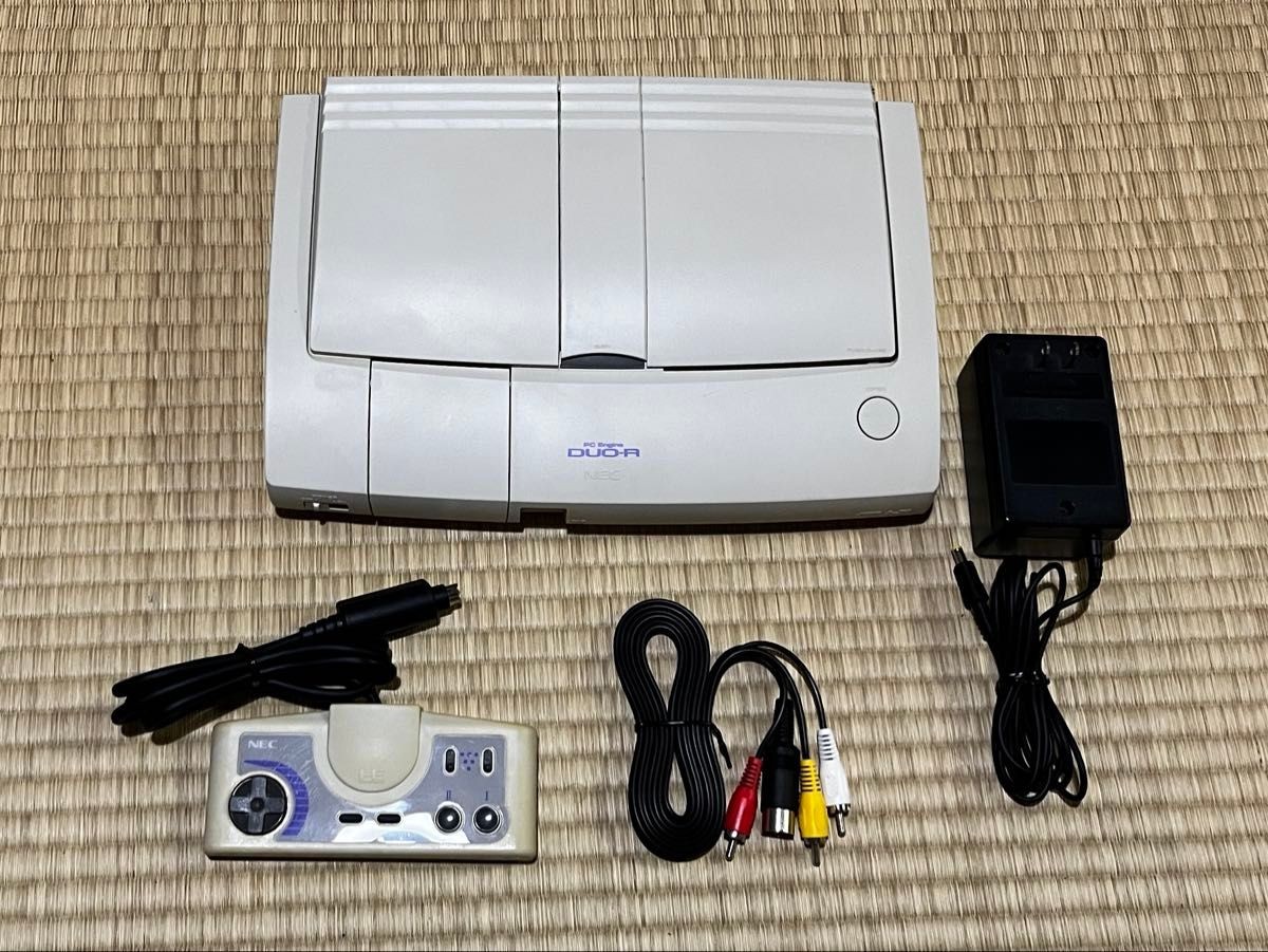 NEC PC Engine Duo-R PI-TG10 White Console NTSC-J AC100V Retro #0002