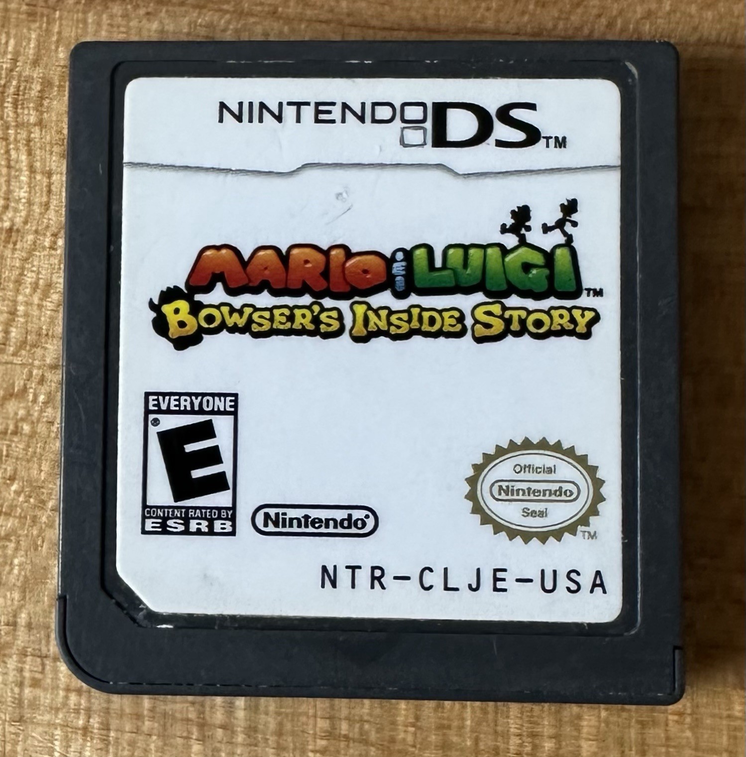 Mario Luigi Bowser’s Inside Story Nintendo DS Game Cartridge ONLY Authentic