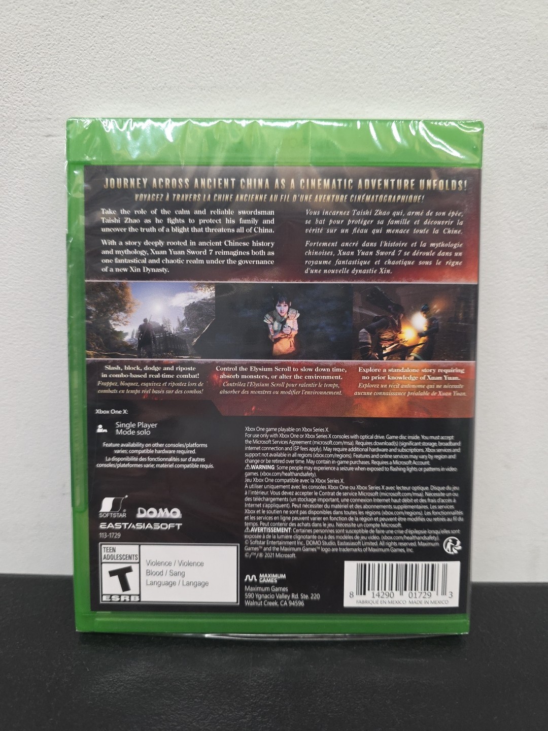 Xuan Yuan Sword 7 (Xbox One, XB1, 2021) Ancient China, Video Game. NEW. BN17