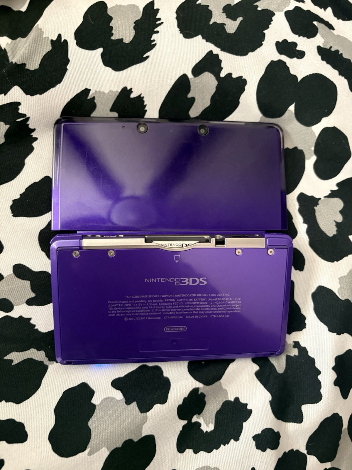 Nintendo 3DS Midnight Purple Portable Gaming Console