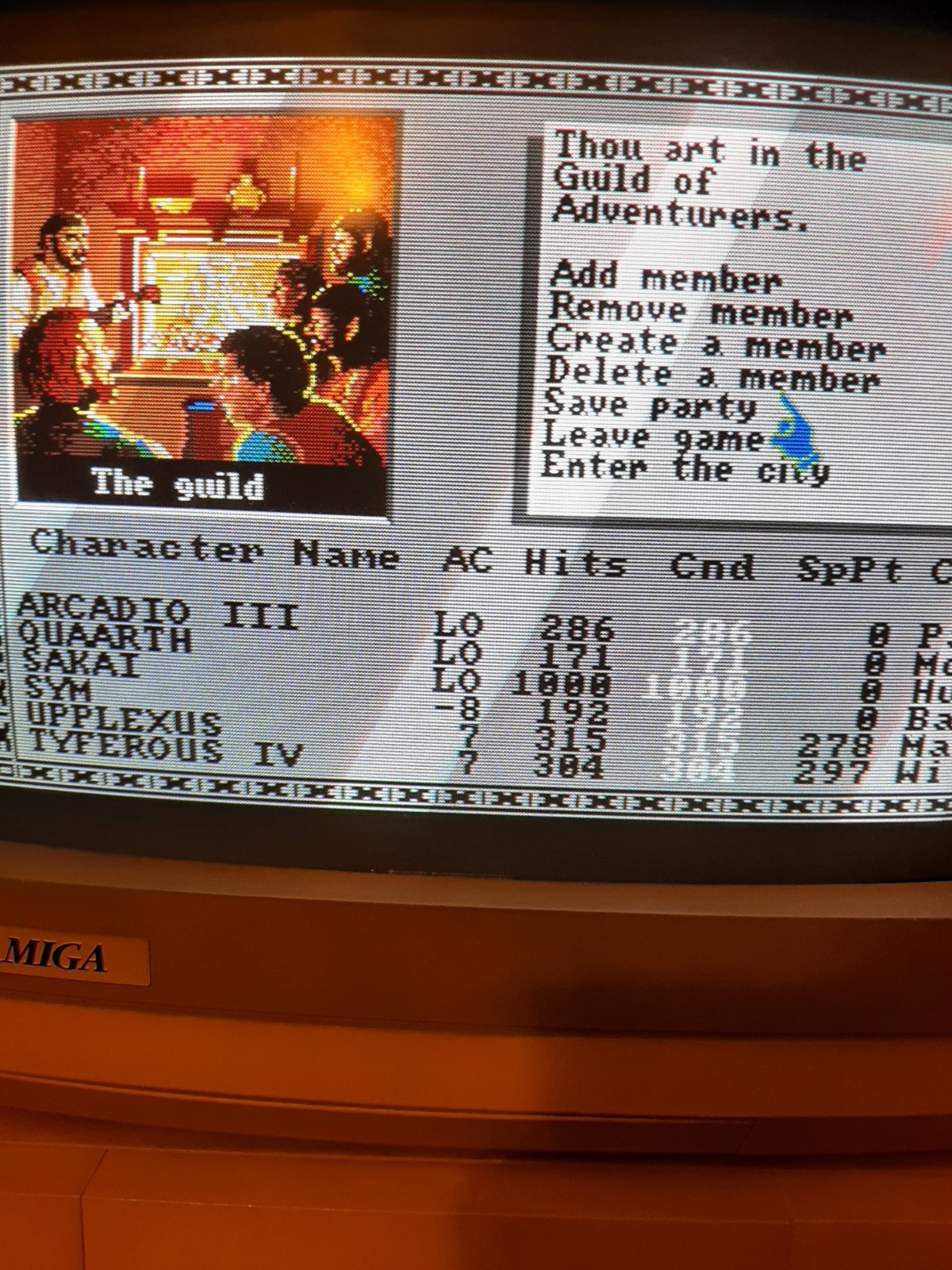 RARE Commodore Amiga Game THE BARD’S TALE Adventure Game 100% Tested Working