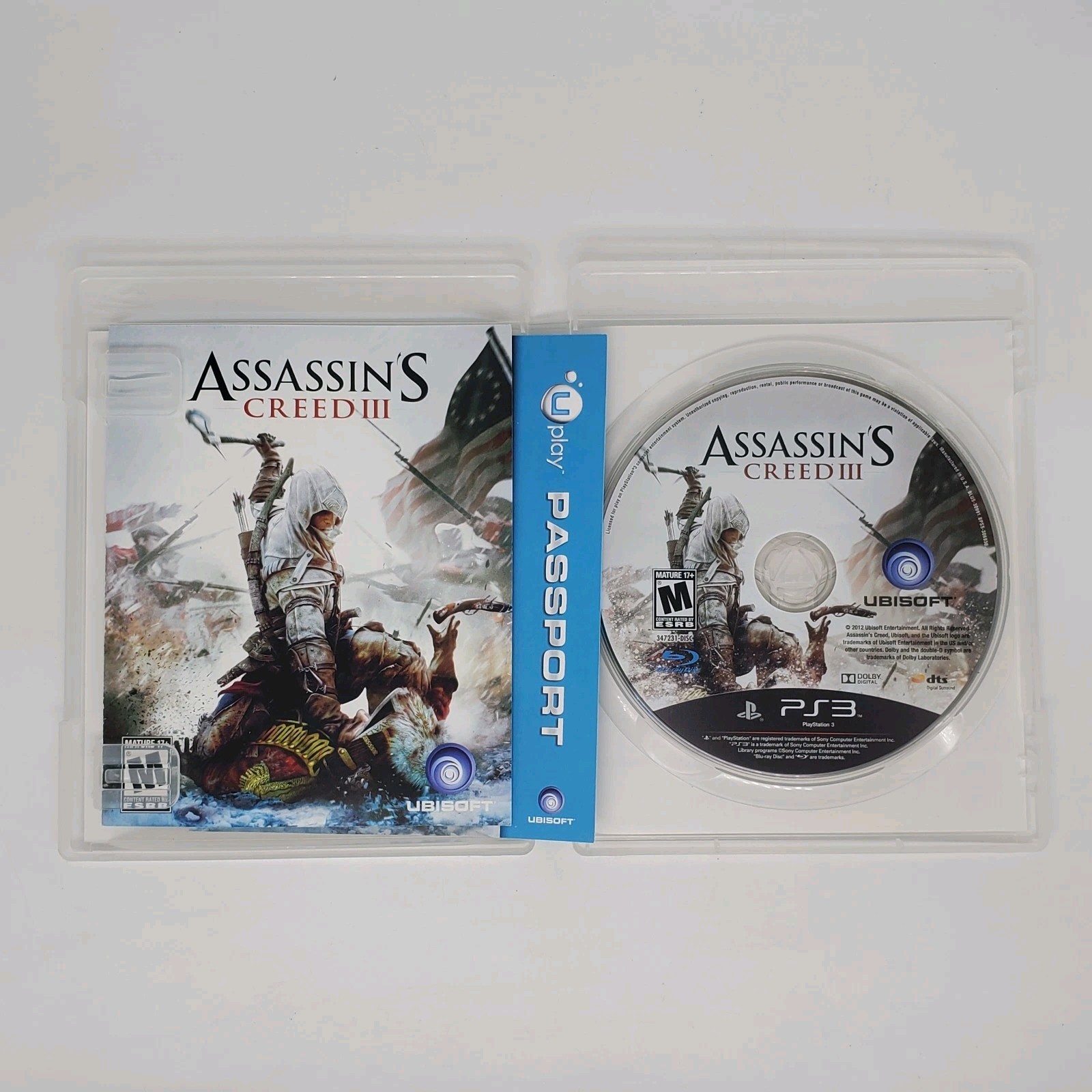 Assassin’s Creed III 3 PlayStation 3 PS3 Complete In Box Tested Working Good.