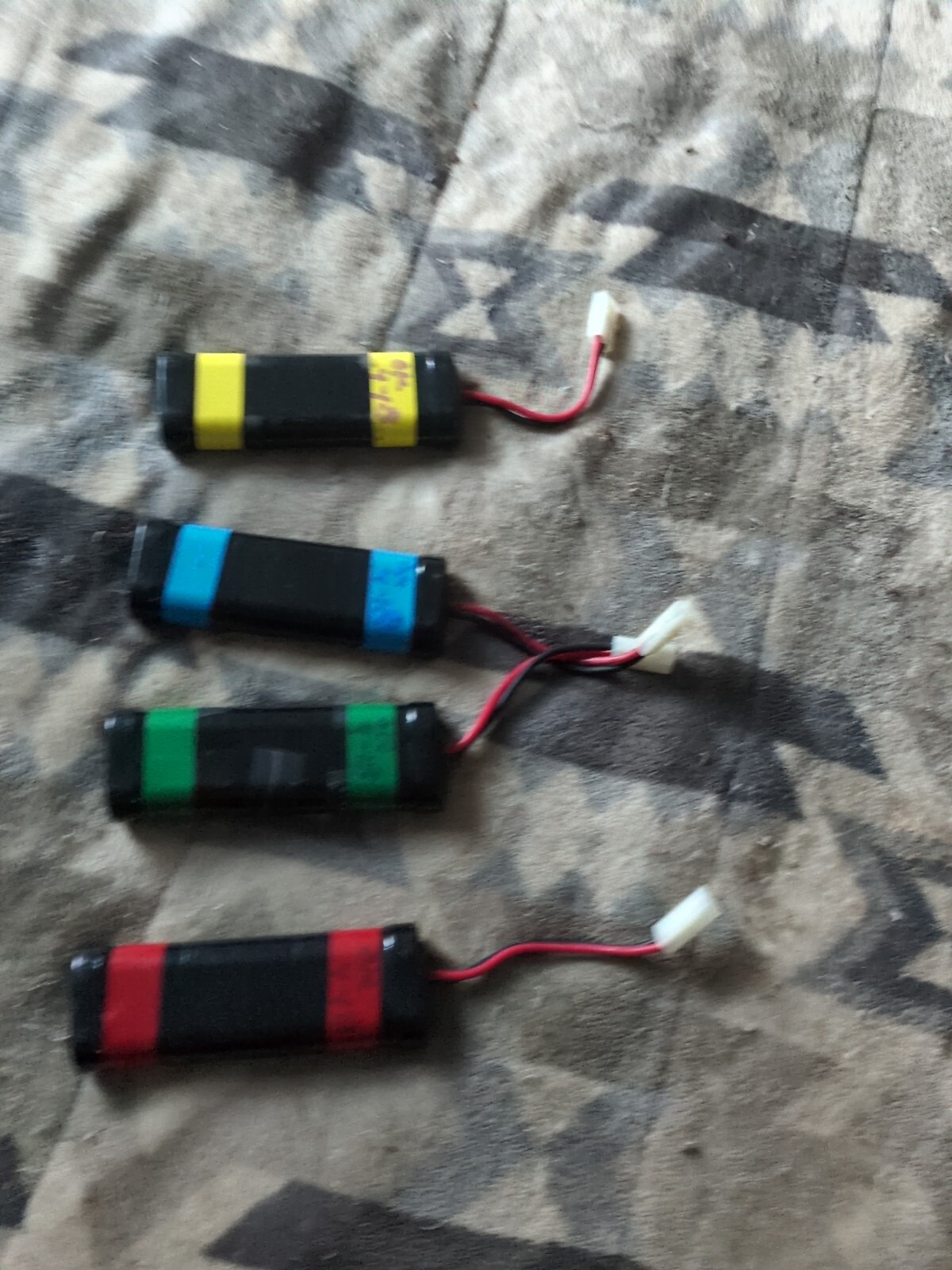 Lot of 4 RC Remote Control Batteries NiMH Battery 3300 mAh Used Last Tested 2018