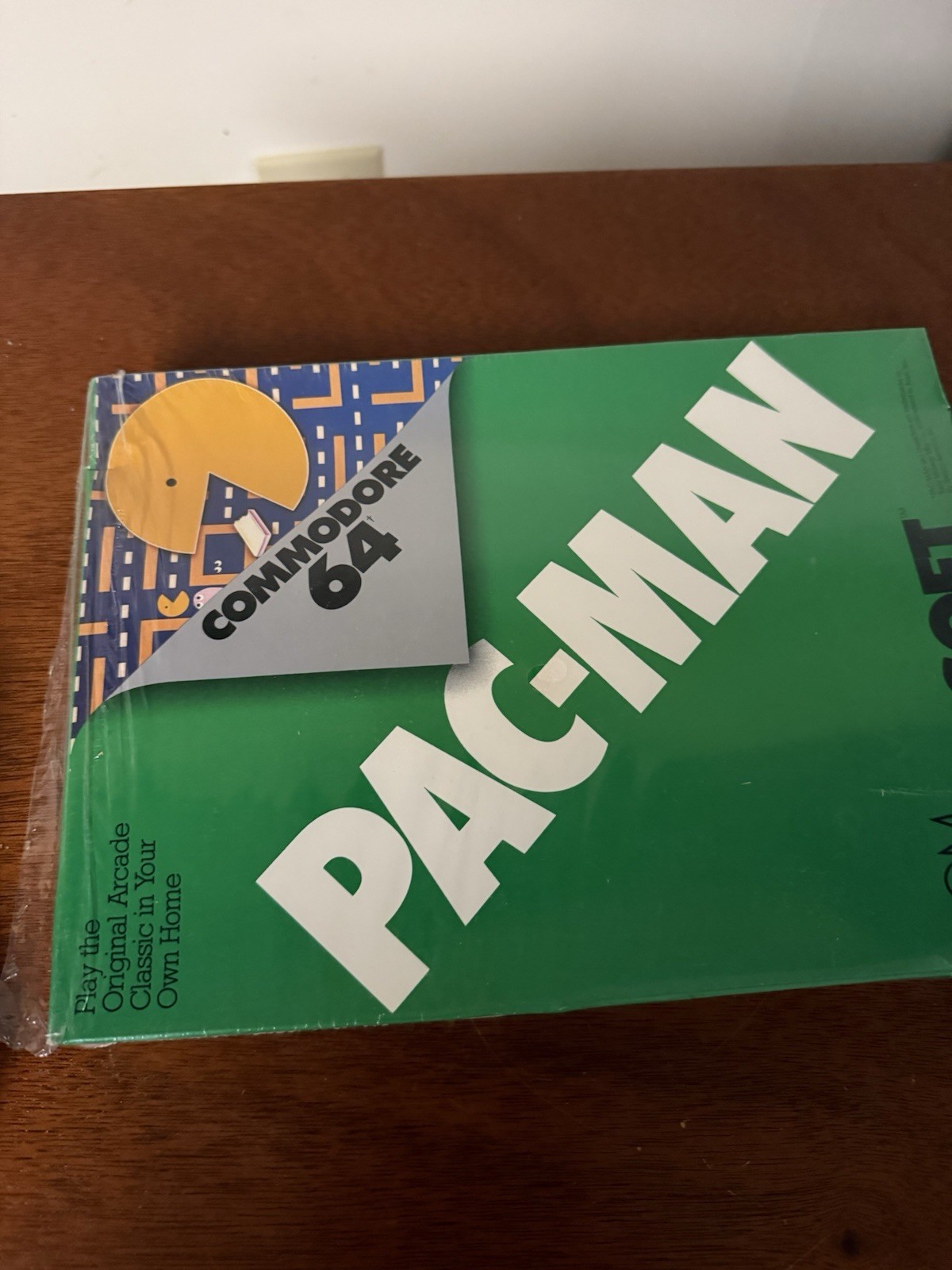 PAC-MAN ATARISOFT COMMODORE 64 CARTRIDGE 1983 GAME ORIGINAL BOX STILL SEALED