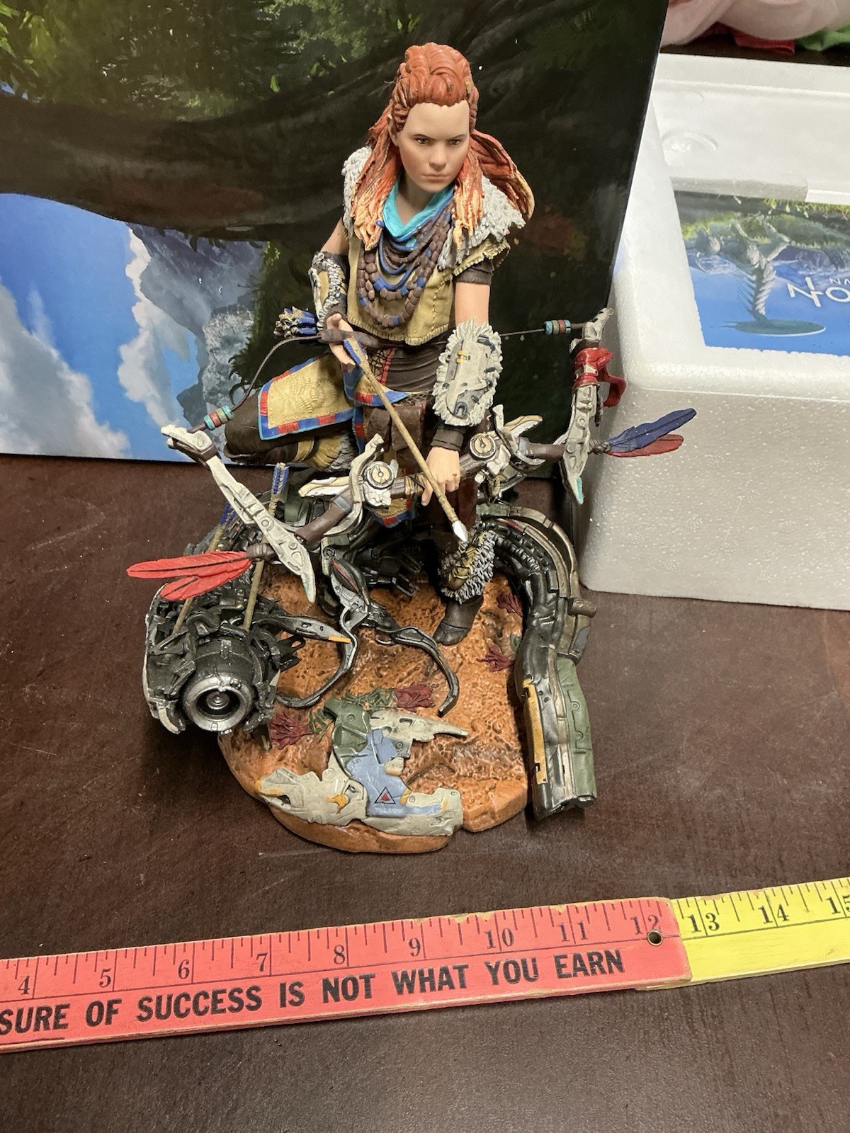 Horizon Zero Dawn Collector’s Edition 9″ Statue Huntress Aloy Read Description