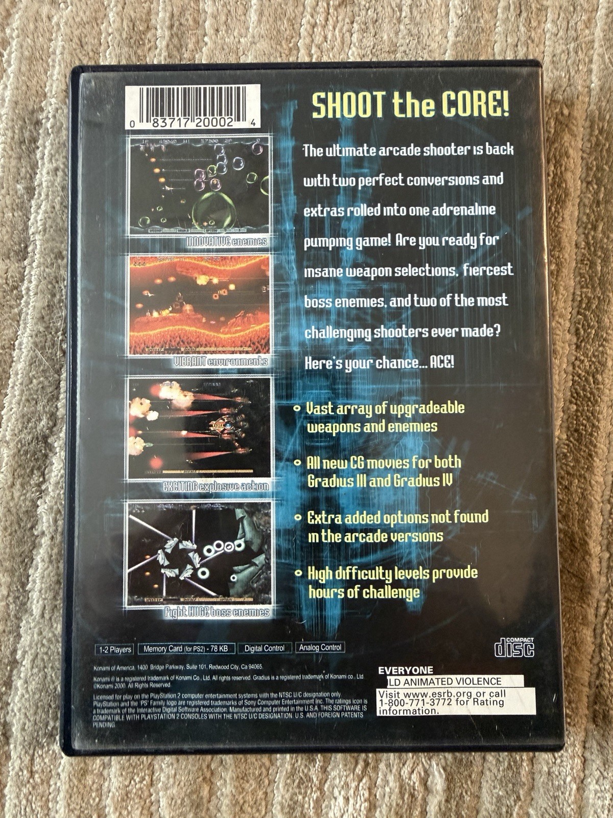 Gradius III and IV Sony PlayStation 2 CIB w/ Manual PS2