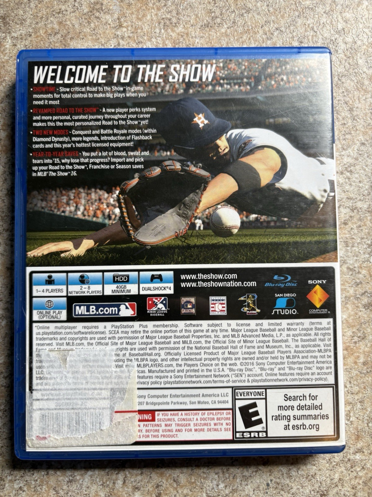 MLB: The Show 16 (Sony PlayStation 4, 2016)