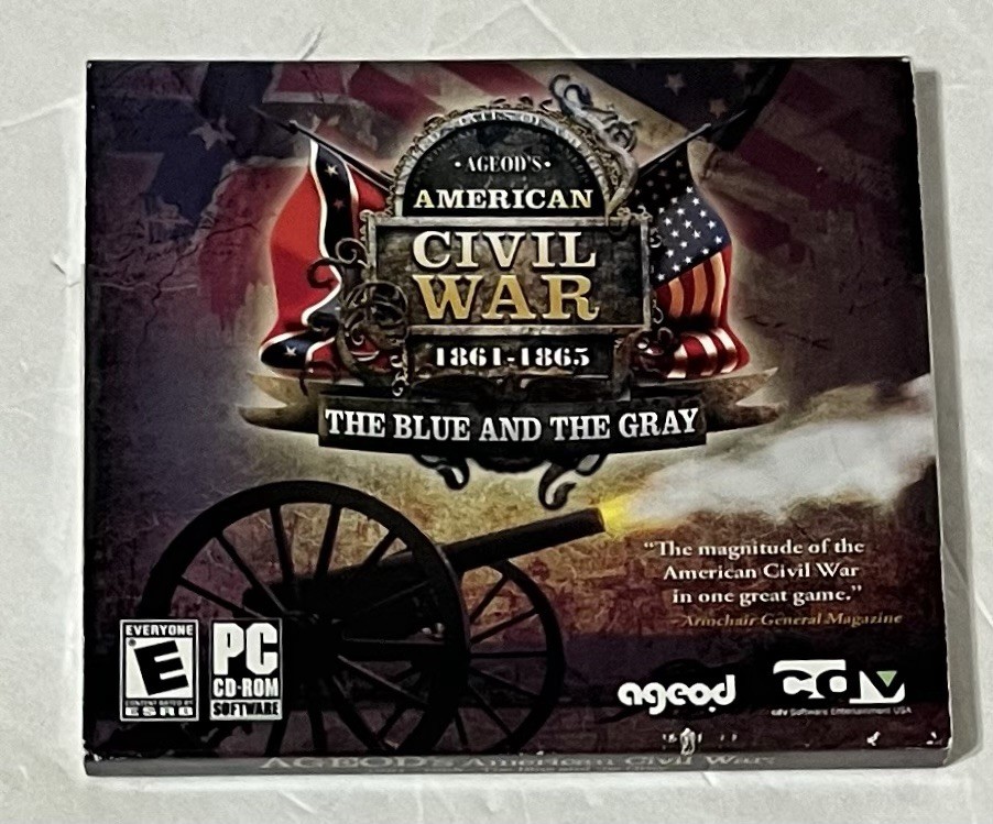 Ageod’s American Civil War 1861-1865 The Blue and the Gray (PC, 2010) NEW SEALED