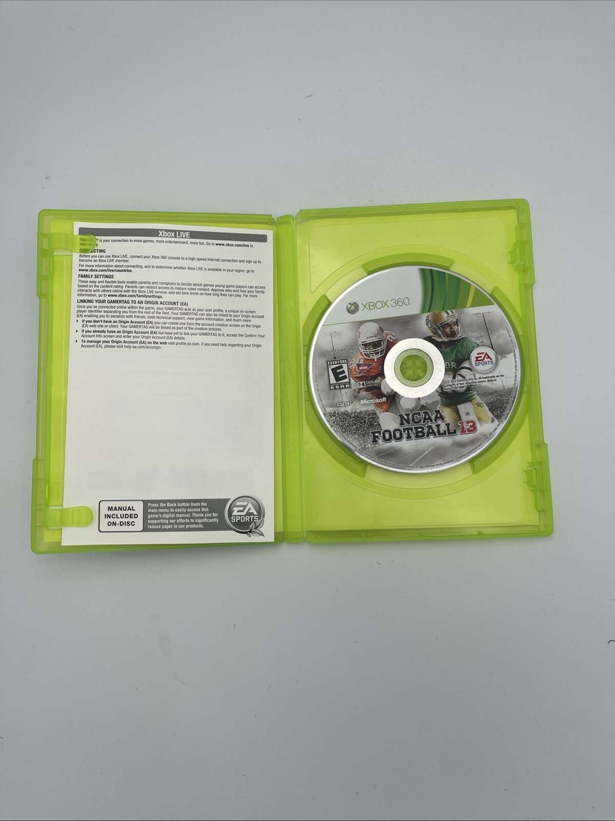 NCAA Football 13 (Microsoft Xbox 360, 2012) Tested