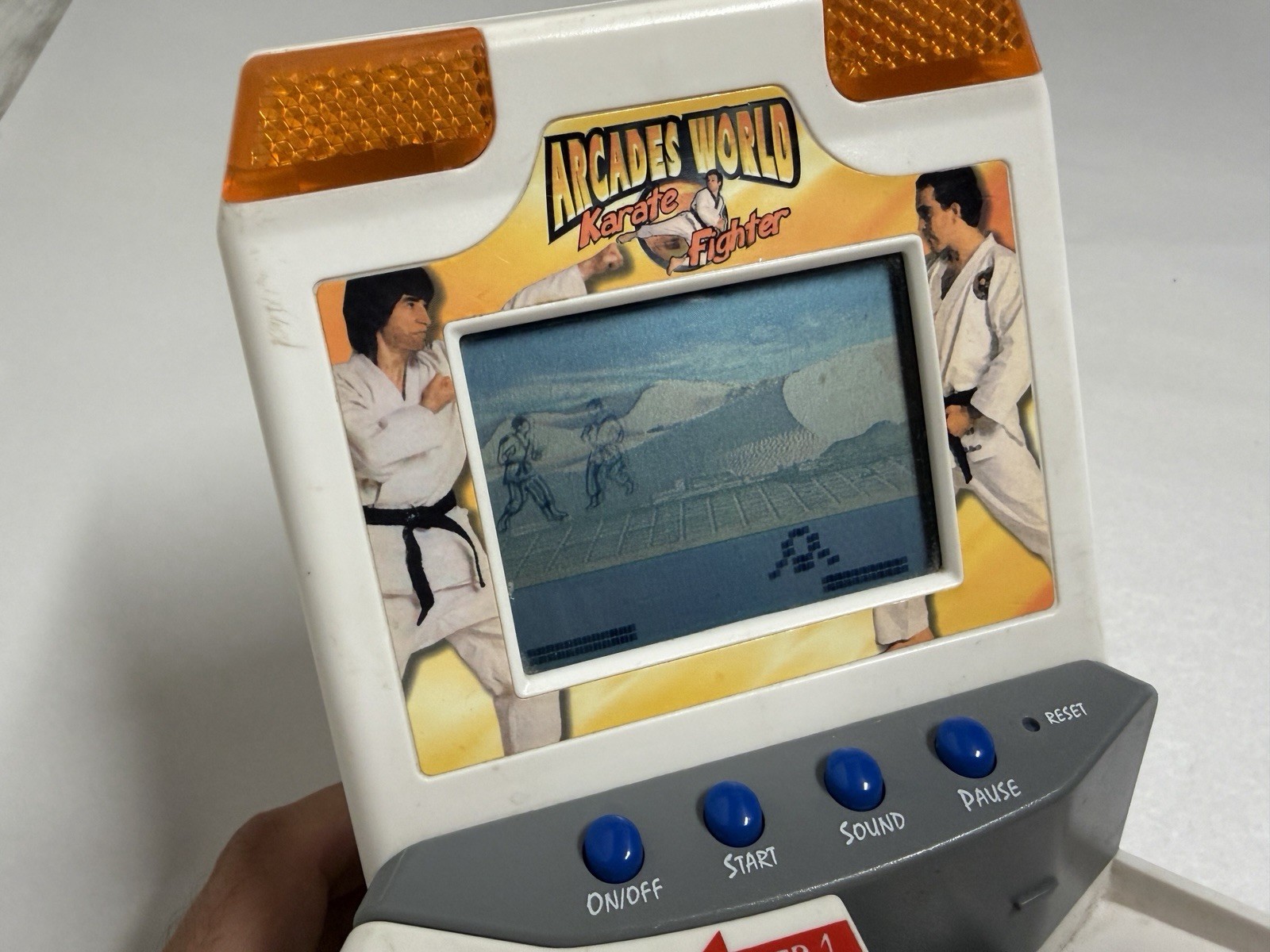 Arcades World Karate Fighter Small Game Console ( Read Description)