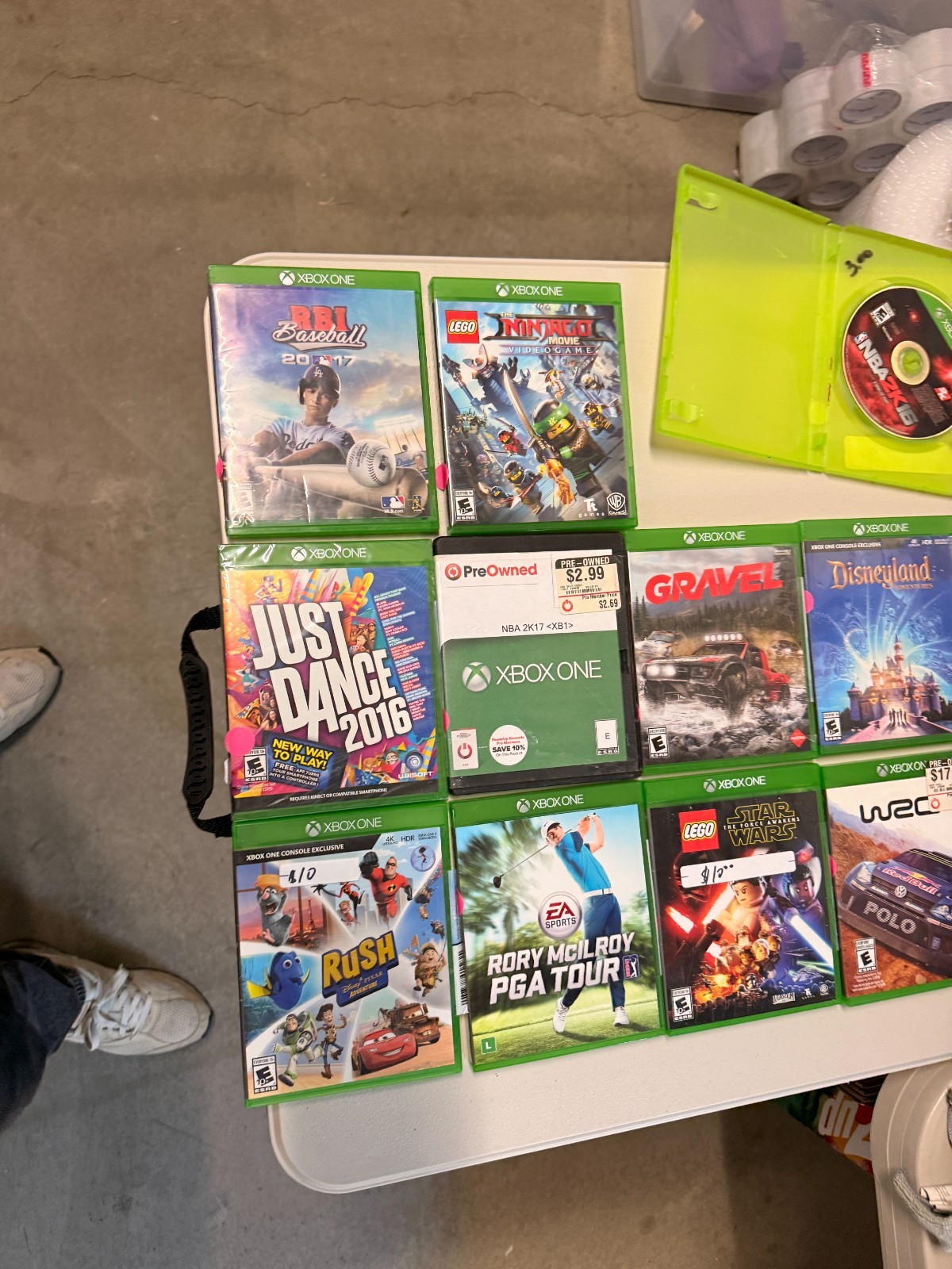 Xbox One Games Lot Bundle of 18 – Lego, Just Dance, Sports, Racing Mixed Titles