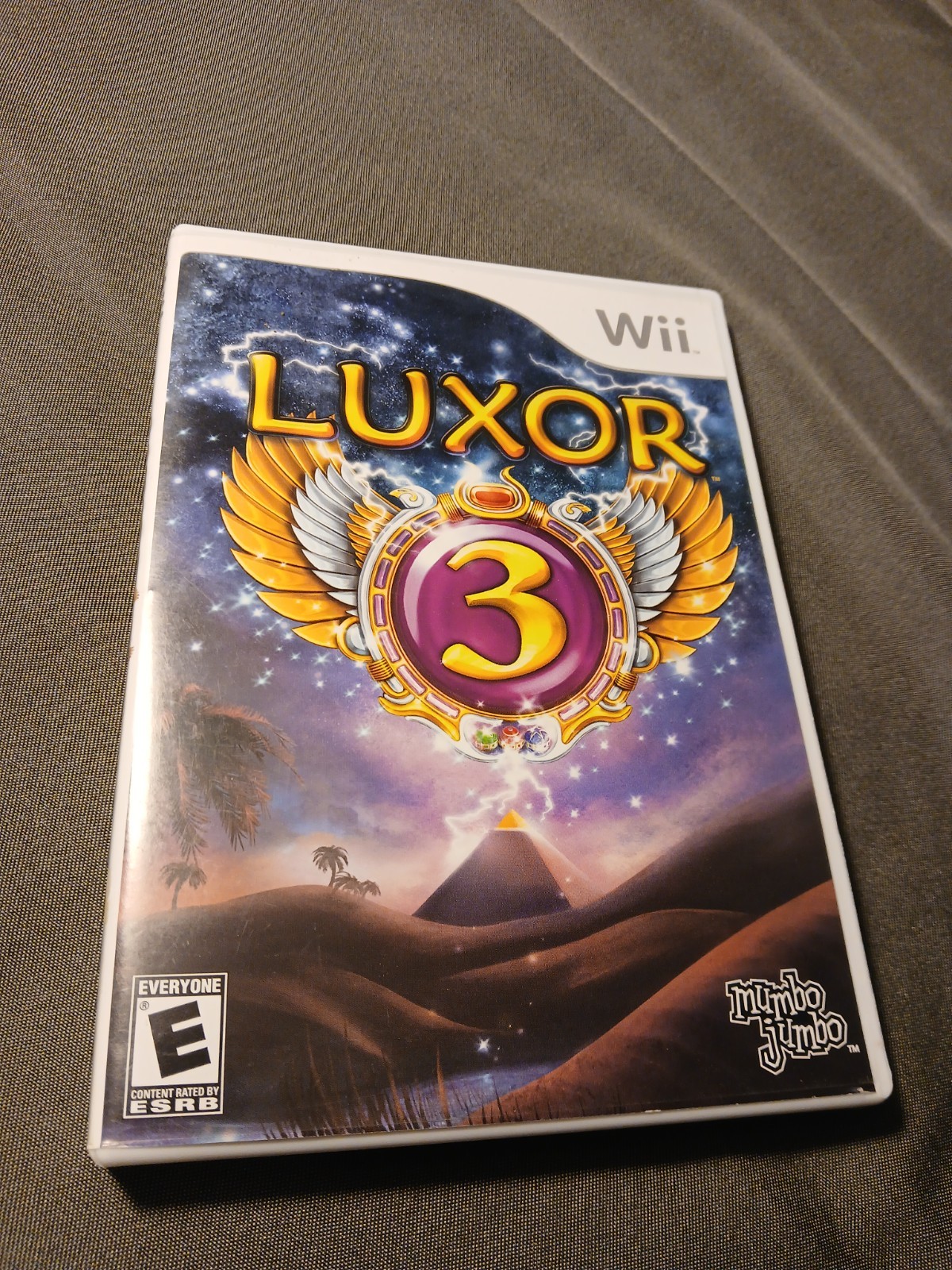 Luxor 3 Nintendo Wii CIB Complete Manual Puzzle Game