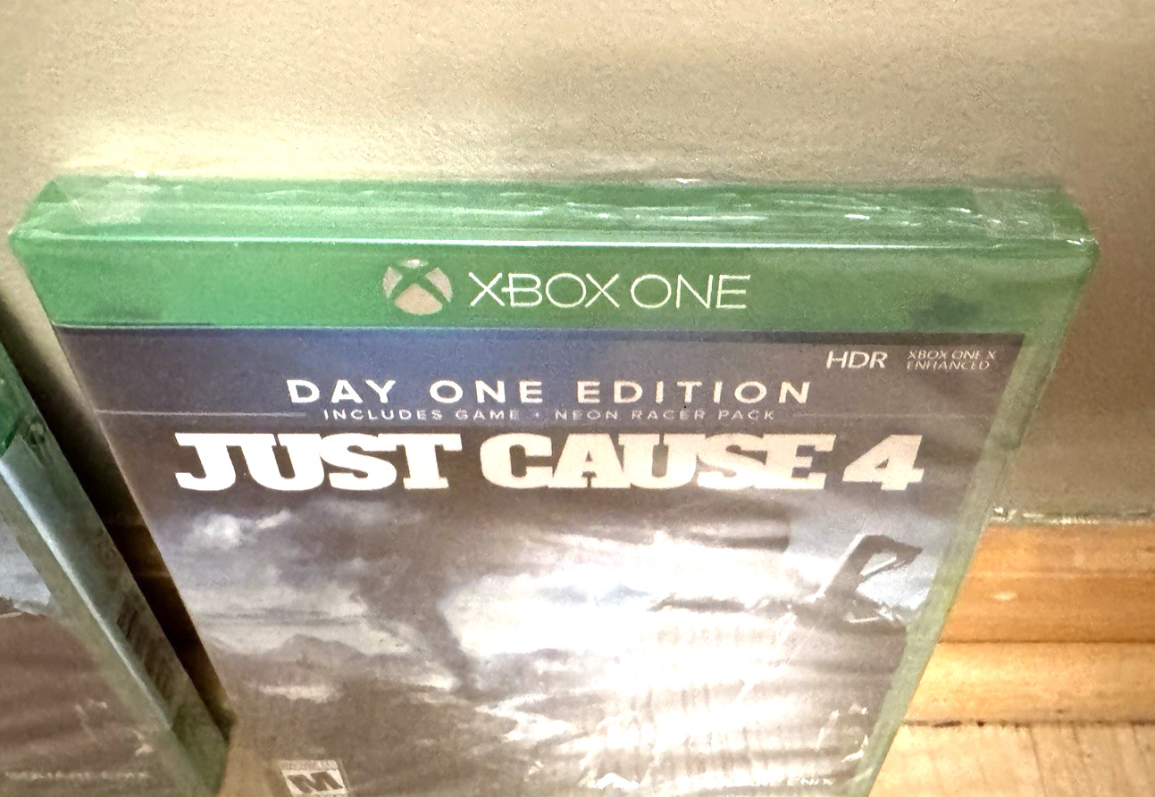 Lot of 3 Xbox One Games Just Cause 4 Day One NEW SEALED