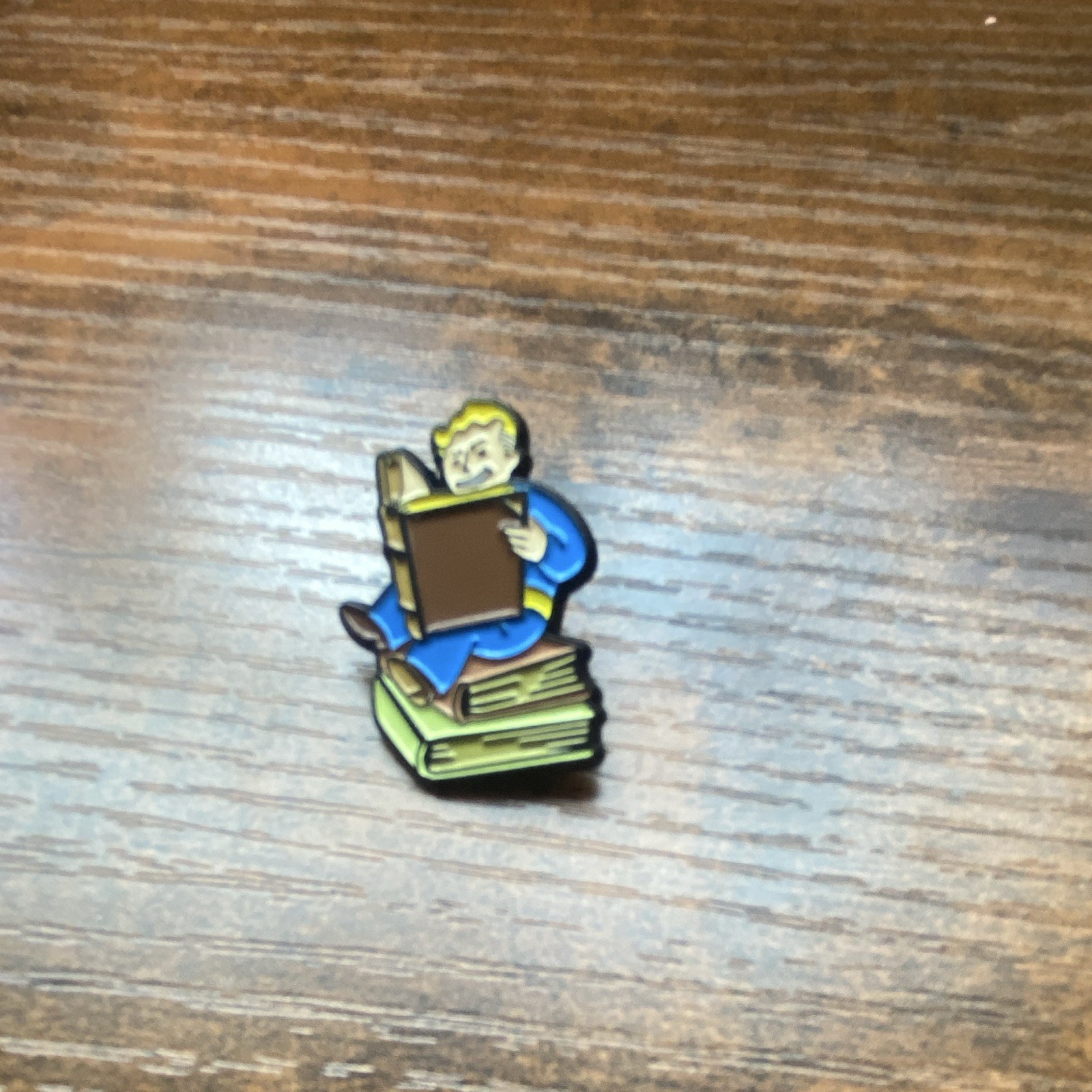 Fallout 76 Vault Boy Plush Doll Vault 76 Outfit with Vault Boy Pin