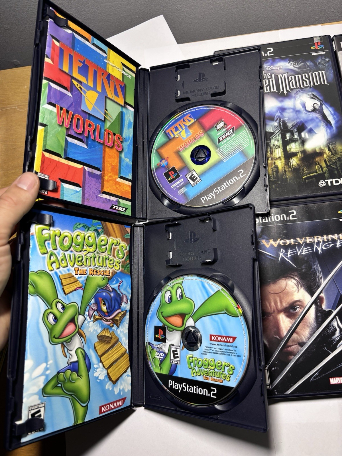 12 PlayStation 2 PS2 Games CIB Tested Lot Ratchet Sphinx Pac-Man Haunted Mansion
