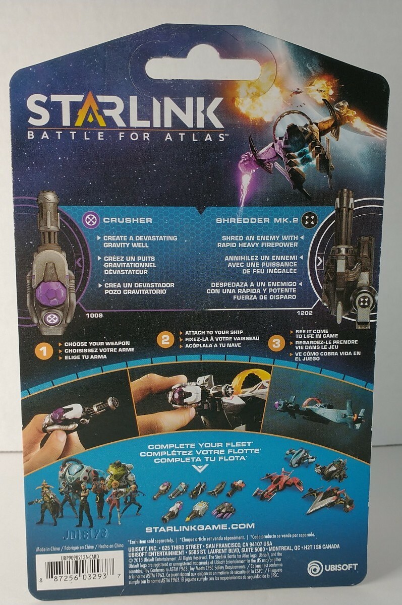 Starlink Battle For Atlas UBISOFT Crusher / Shredder MK.2 2018 NEW SEALED