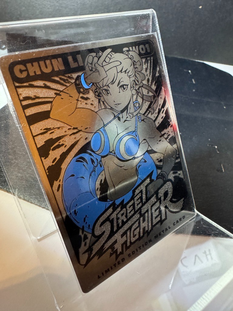 Street Fighter Chun Li Swimsuit Exclusive Metal Card SW01 UDON CAPCOM NEW!