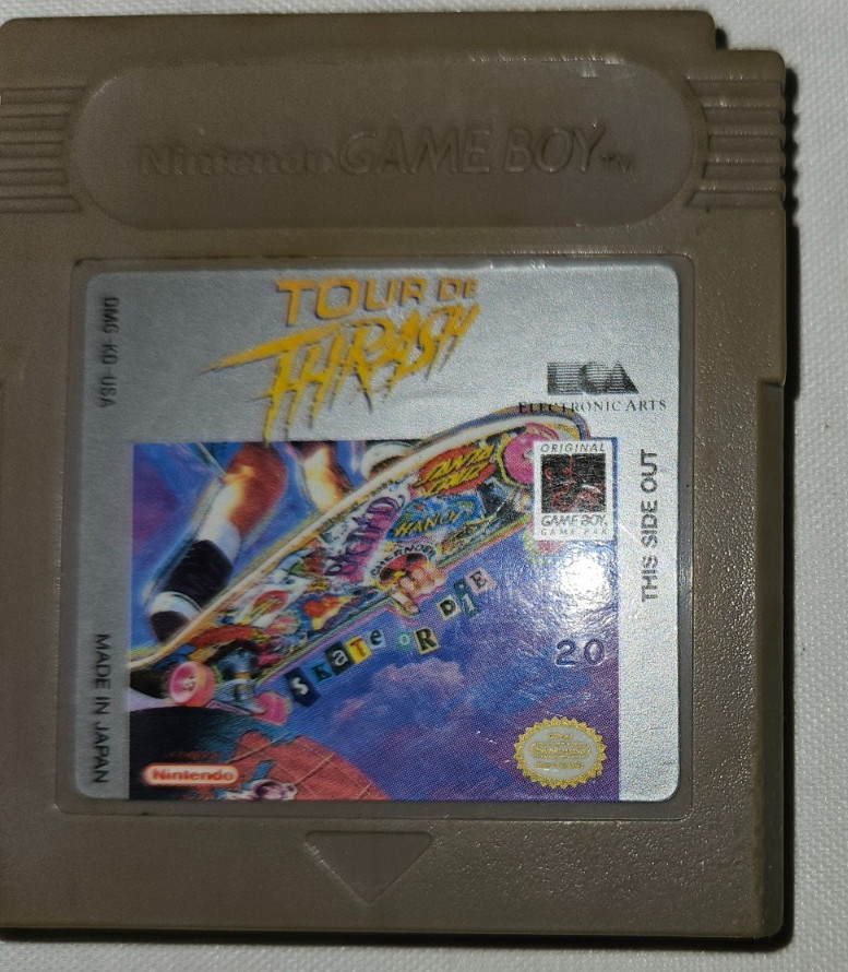 Skate or Die Tour De Thrash Cartridge Only Authentic Nintendo GameBoy USA 1991