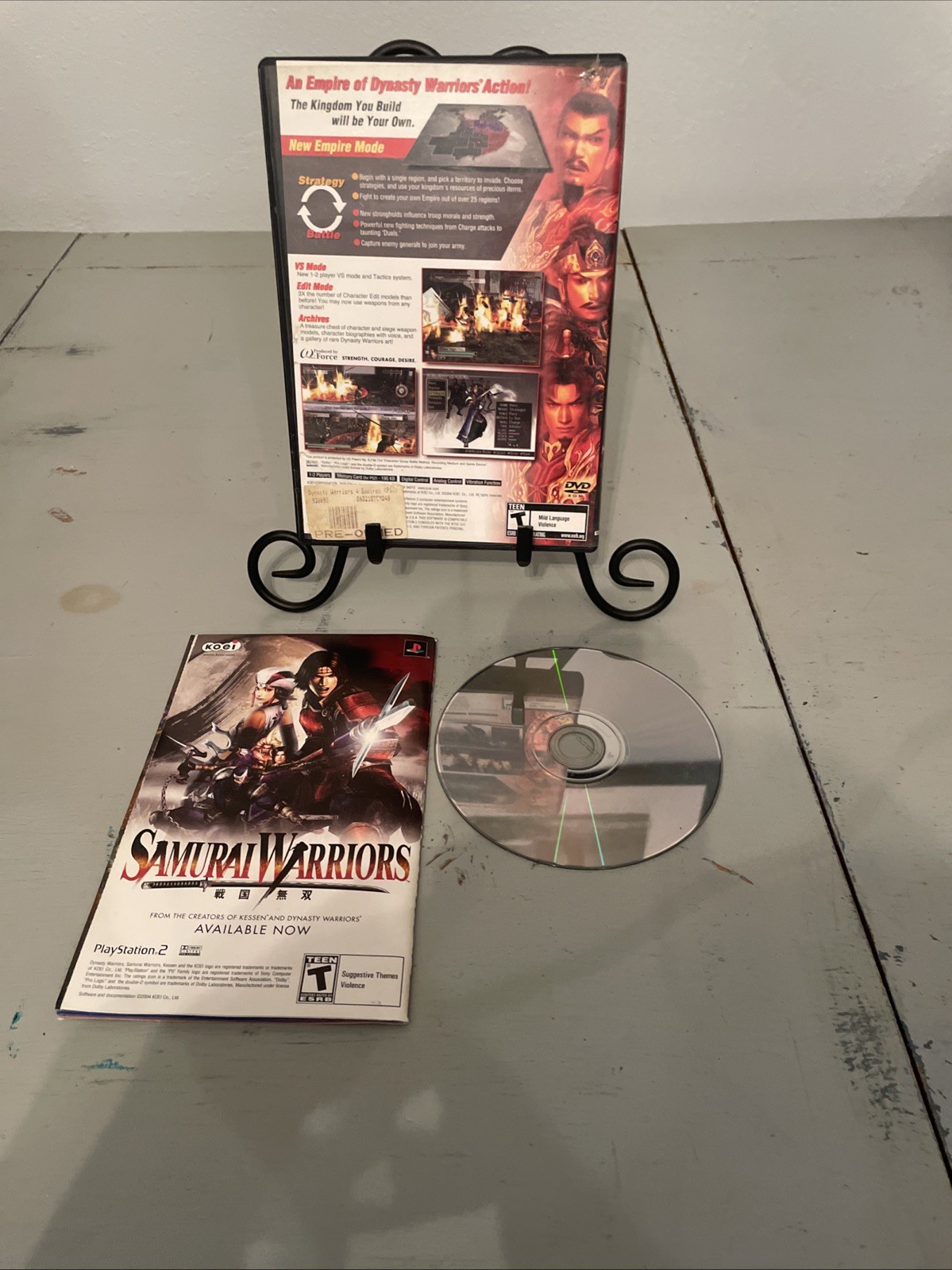 Xtreme Legends: Dynasty Warriors 4 PS2(Sony PlayStation 2) w/Manual 🔥Fast ship