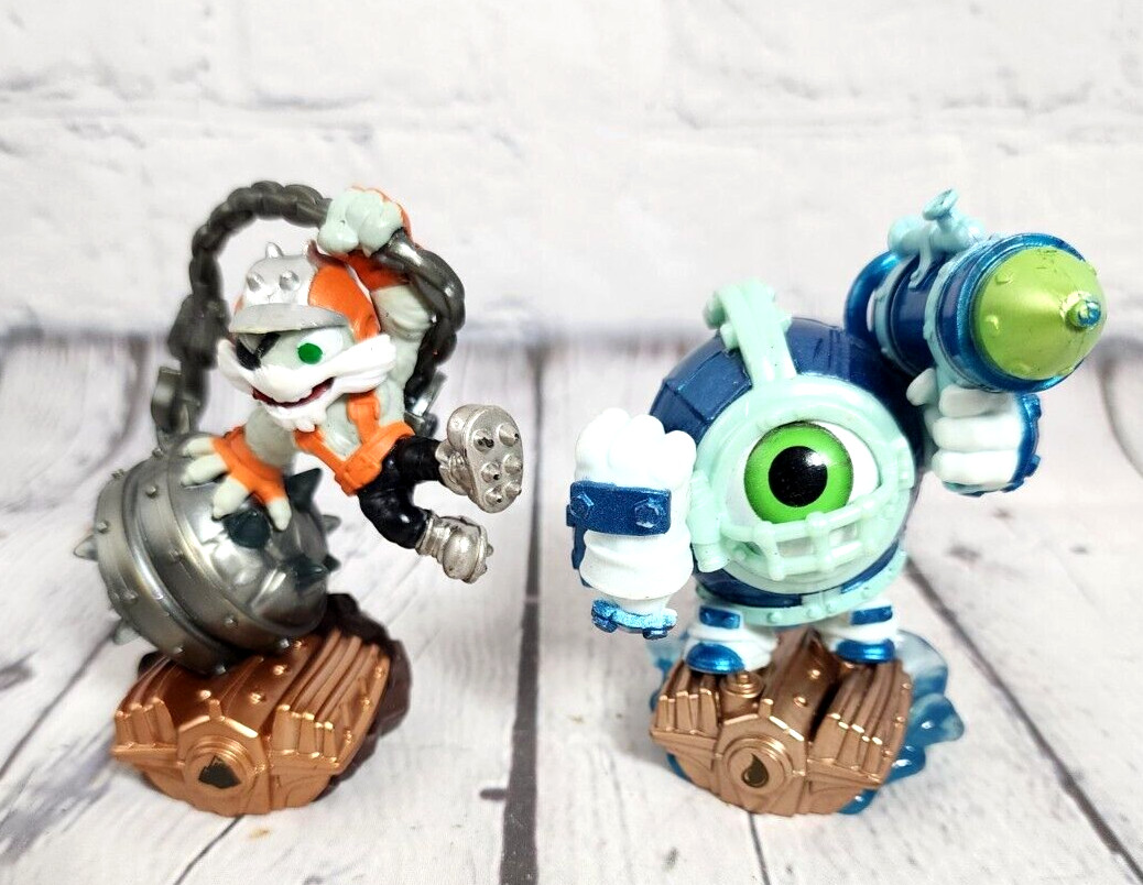 Smash Hit & Dive Clops Skylanders SuperChargers Figures Imaginators Lot Set x2