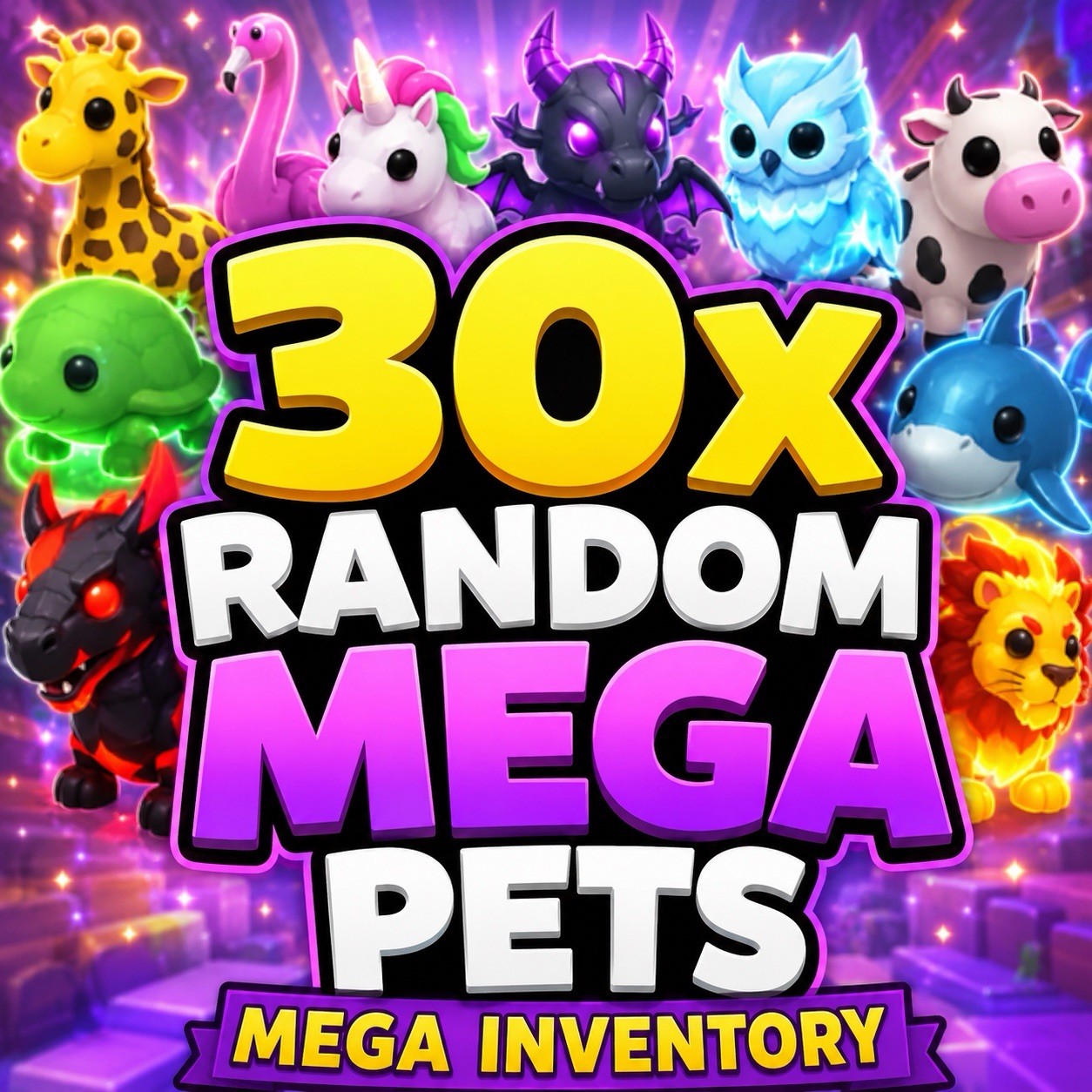 ROBLOX ADOPT ME 30X MEGA LEGENDARY PETS ✨MEGA INVENTORY✨