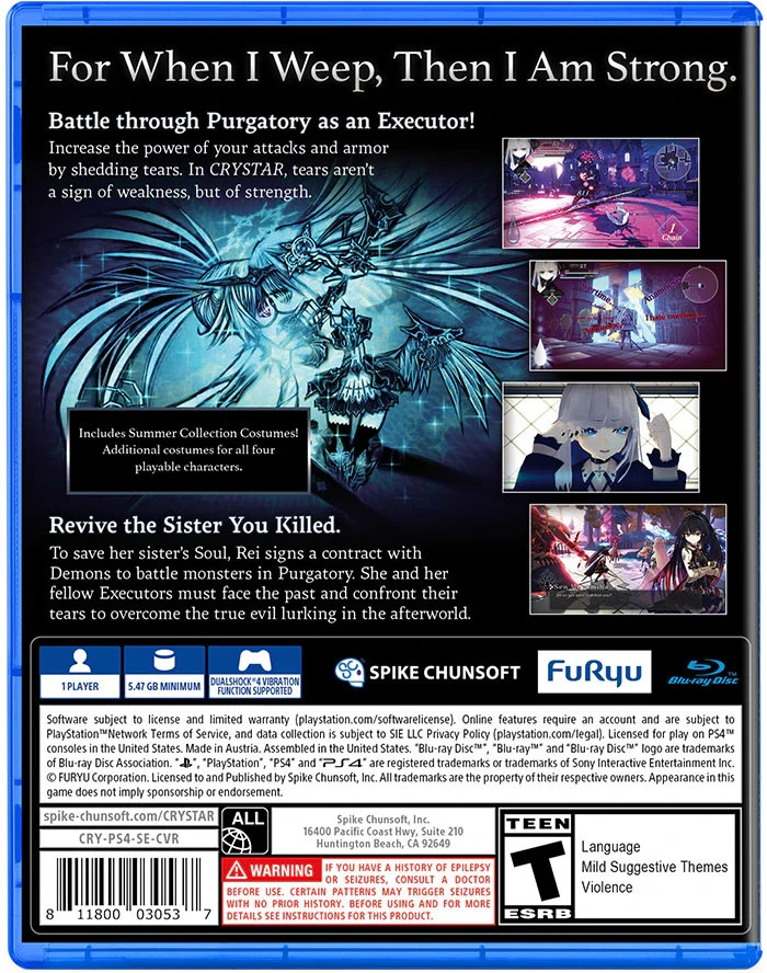 Crystar – PlayStation 4 – Brand New