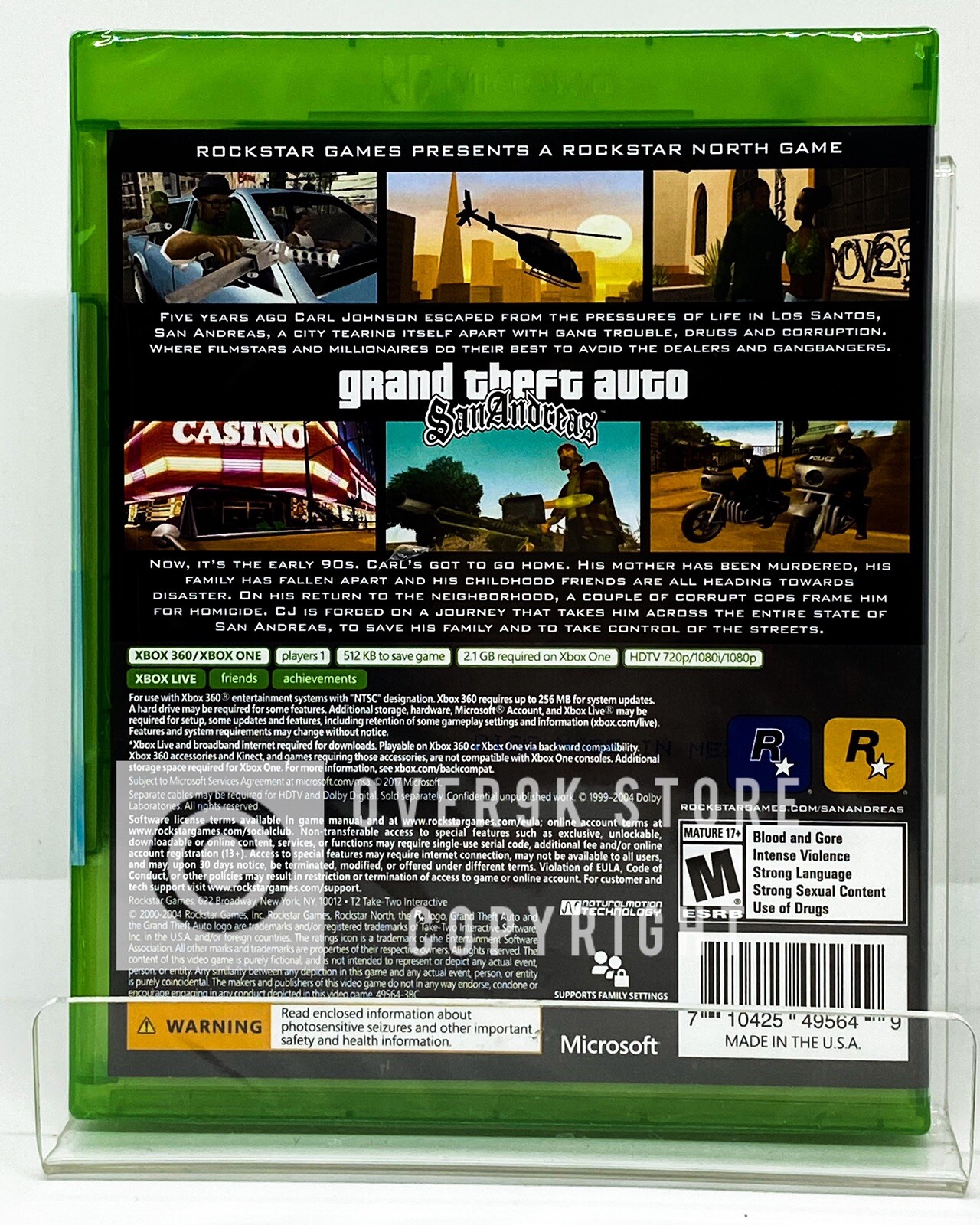 Grand Theft Auto San Andreas – Xbox 360 / Xbox One – Brand New | Factory Sealed