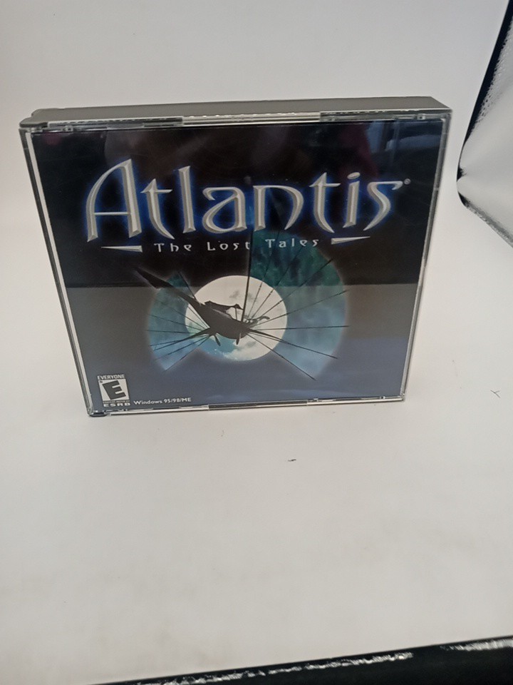 Atlantis: The Lost Tales PC Video Game By CRYO Interaction 1997 4 DVD Disc Set