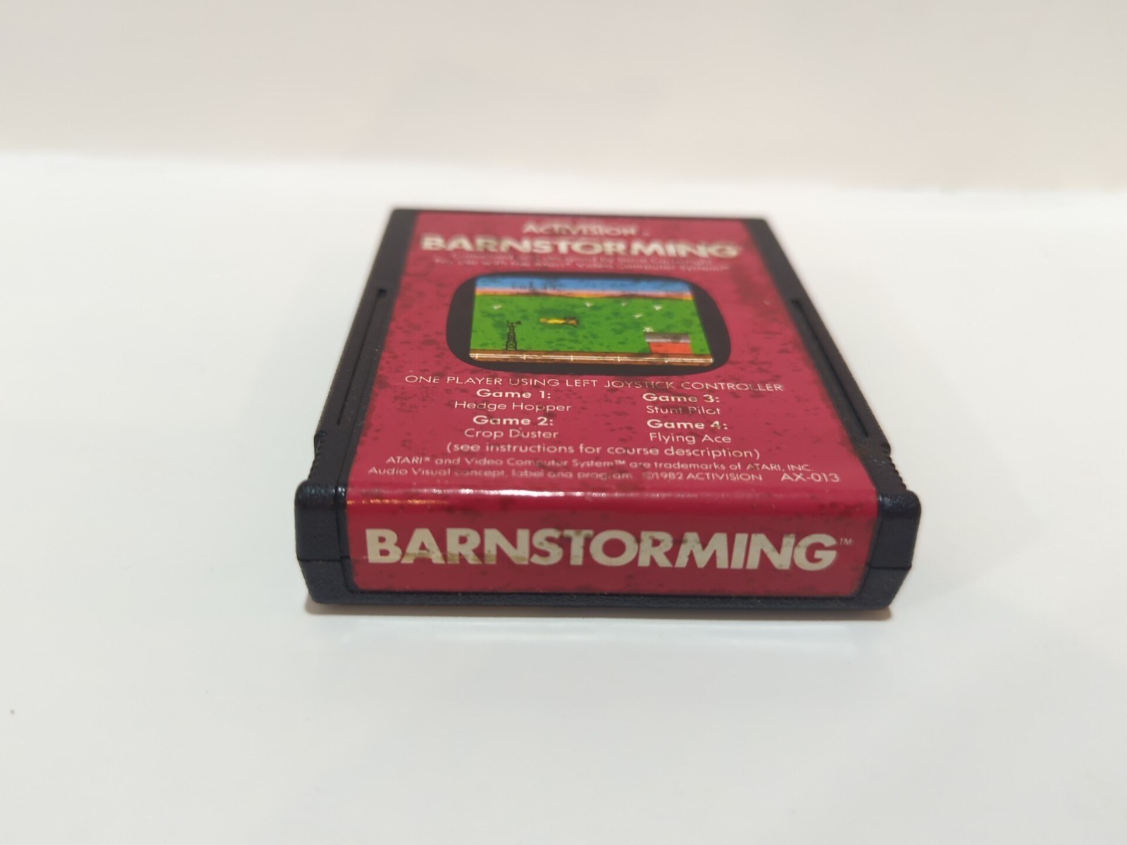 Barnstorming (ATARI 2600, by Activision) Cartridge tested.