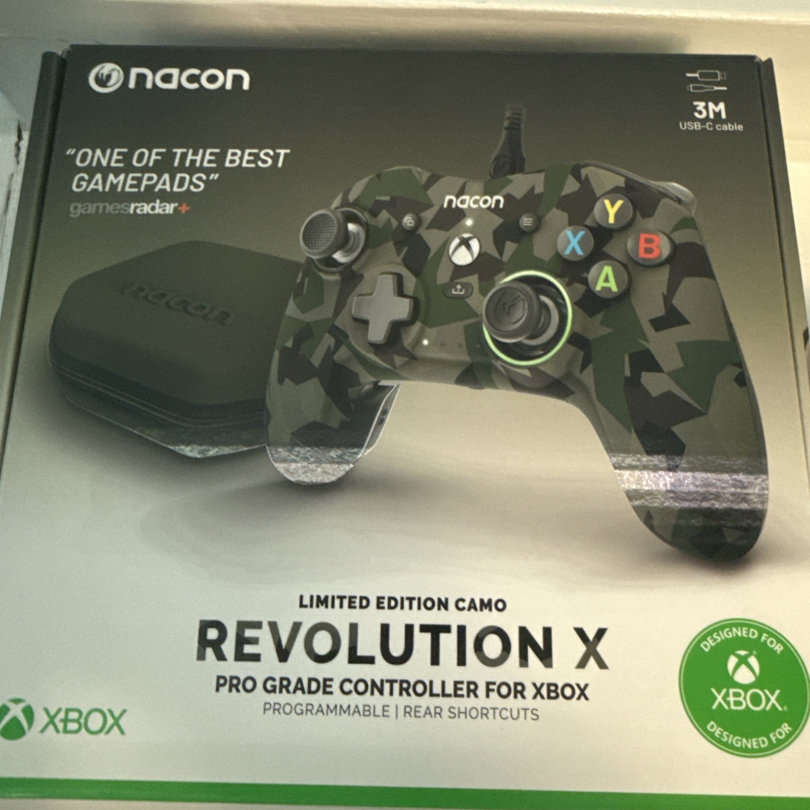 Nacon 50-1665-01 Revolution X Controller Field Camo – Xbox Series XS and Xbox