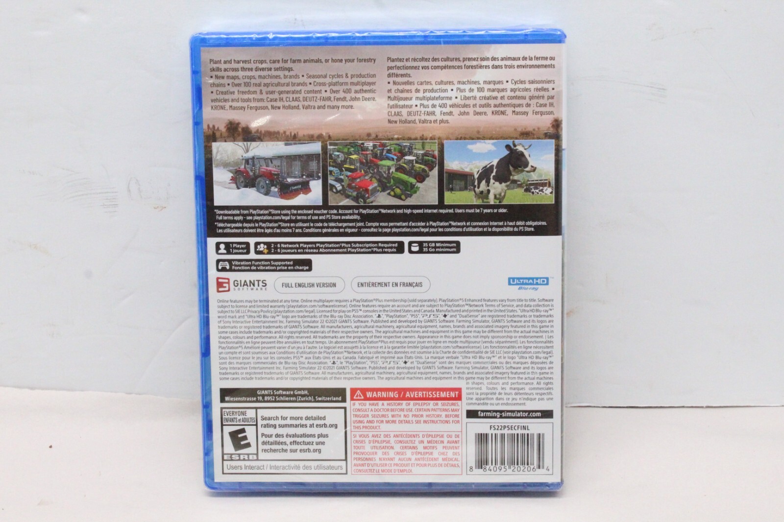 NEW SEALED Farming Simulator 22 [ Launch Bonus Edition ] (PS5)