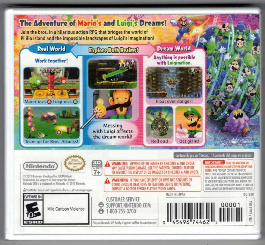 Mario and Luigi: Dream Team (Nintendo Selects) 3DS (Brand New Factory Sealed US