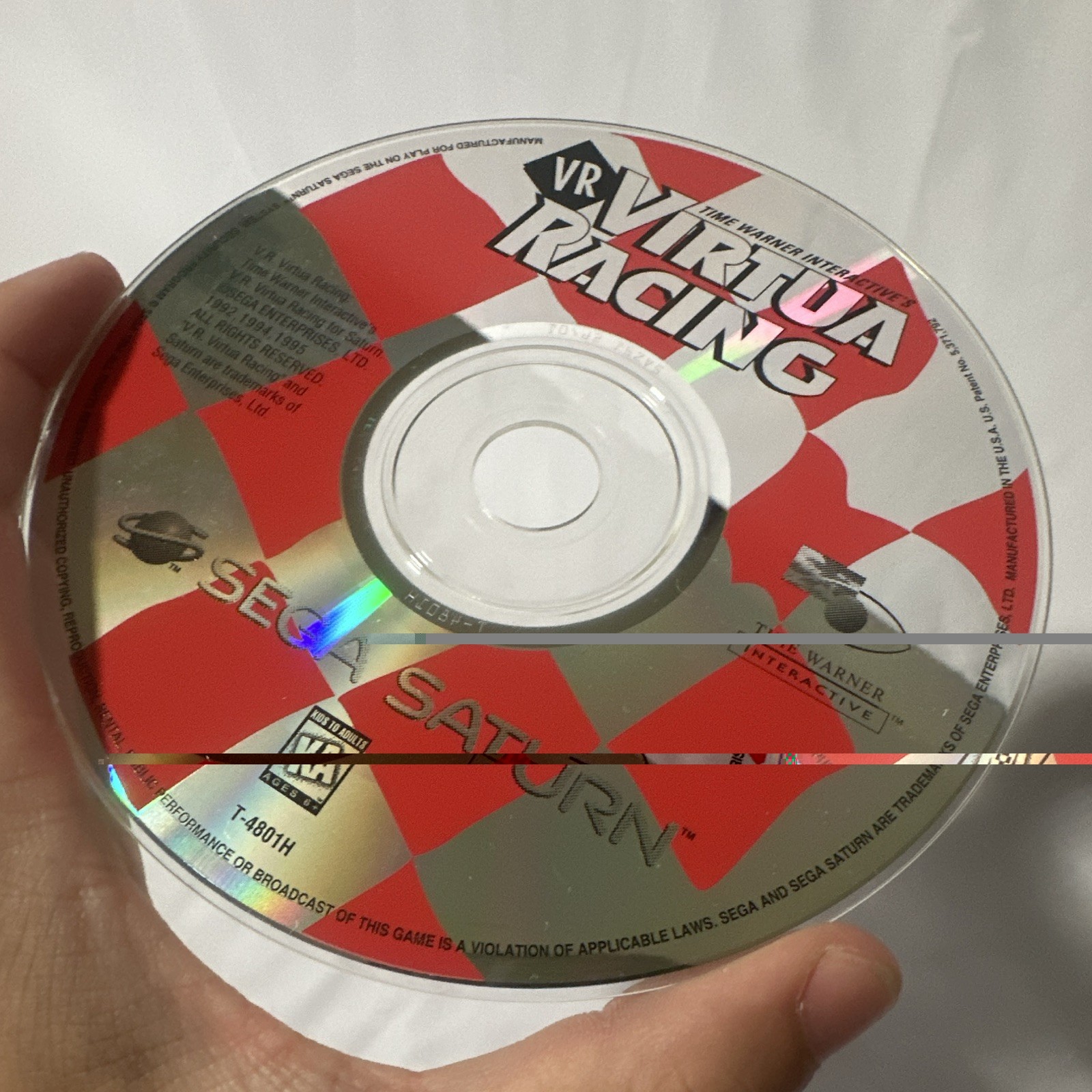 SEGA Sega Saturn – Virtua Racing Car Racing Game Multiplayer 1994 NTSC-U/C