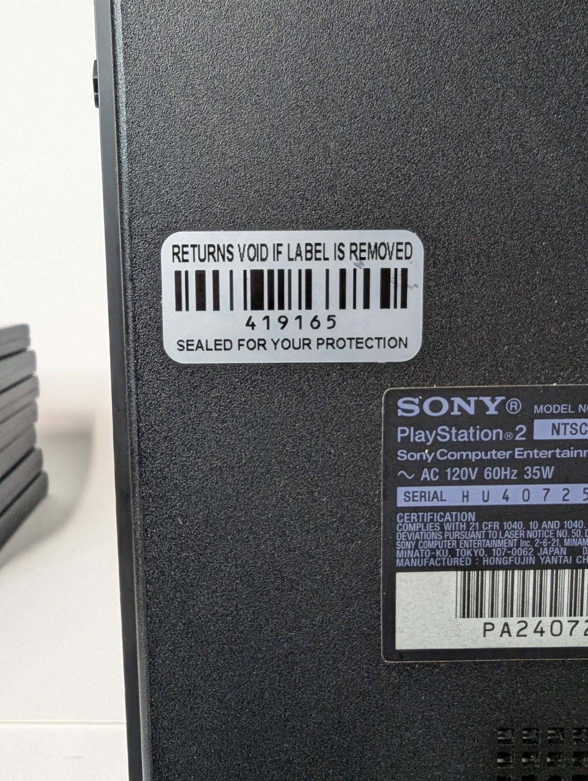 Sony PlayStation 2 Slim PS2 Black Console Tested System SCPH-90001 W/Extras