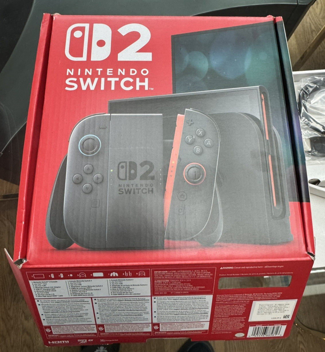 NINTENDO SWITCH 2 BUNDLE, NEW, 2 GAMES, MARIO JAMBOREE + SONIC X SHADOW