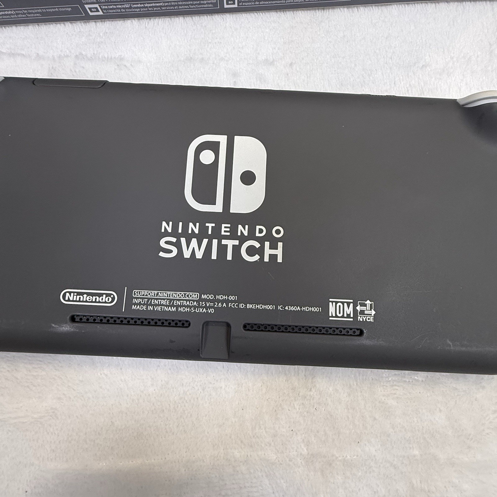 Nintendo Switch Lite Gray HDH-001 Console Tested Works w/ Box No Charger Read