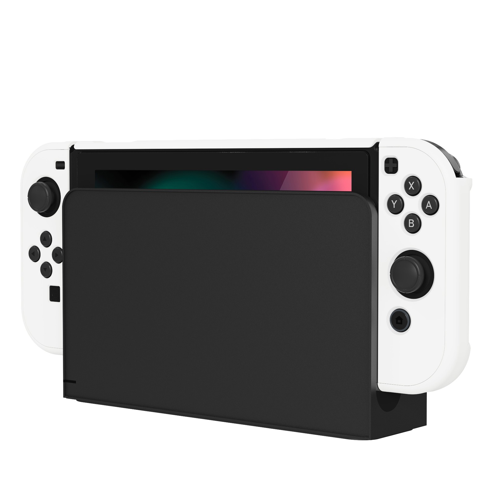 PlayVital Glossy Back Cover for Nintendo Switch Console NS Joycon Hard Shell