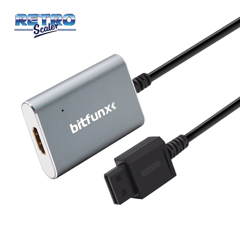 Bitfunx HDMI Adapter for Nintendo Wii NTSC PAL Game Console 480i, 480p PAL 576i