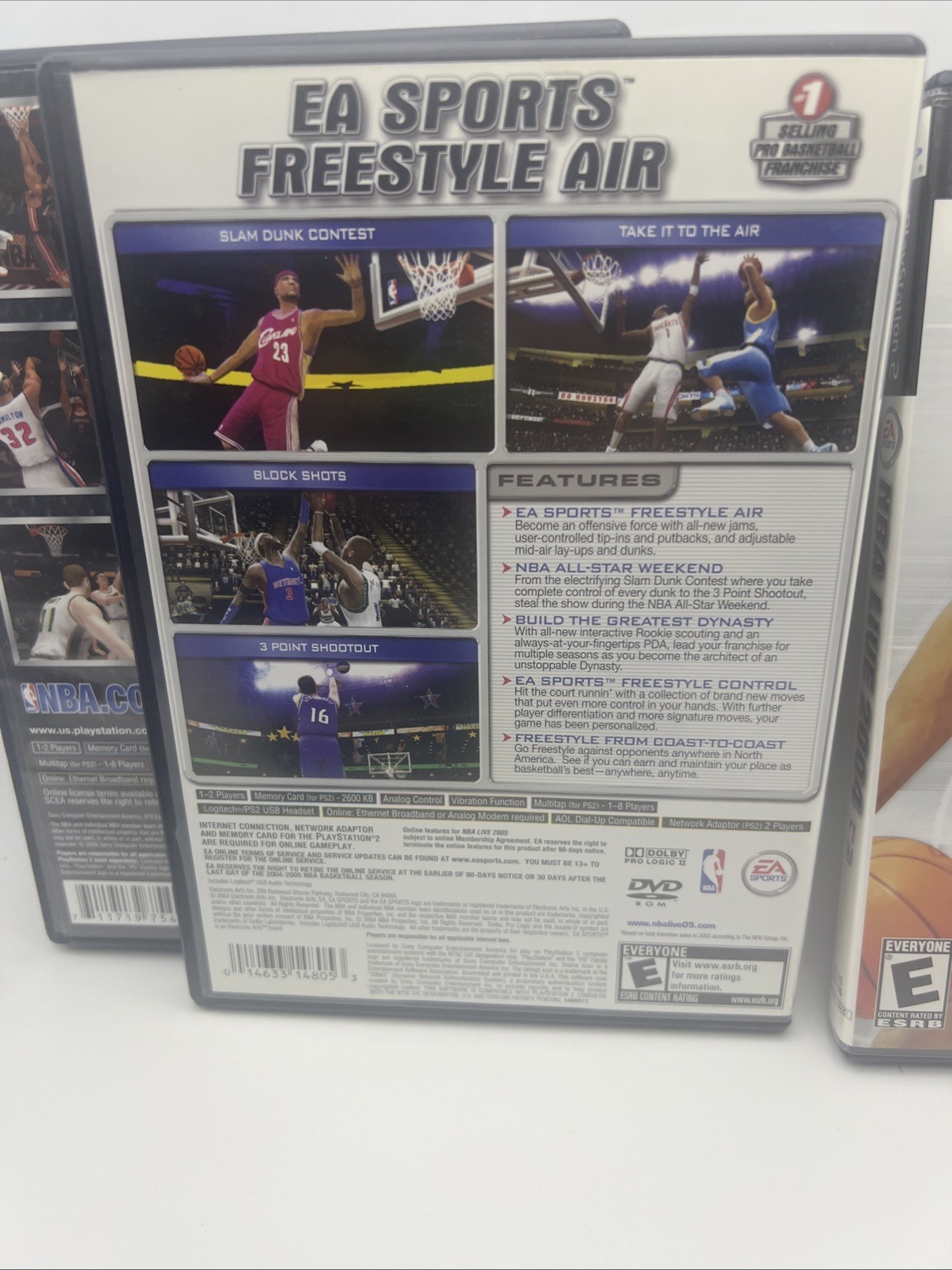 Basketball Games Lot of 6 NBA Live NCAA March Madness The Life Playstation 2 PS2