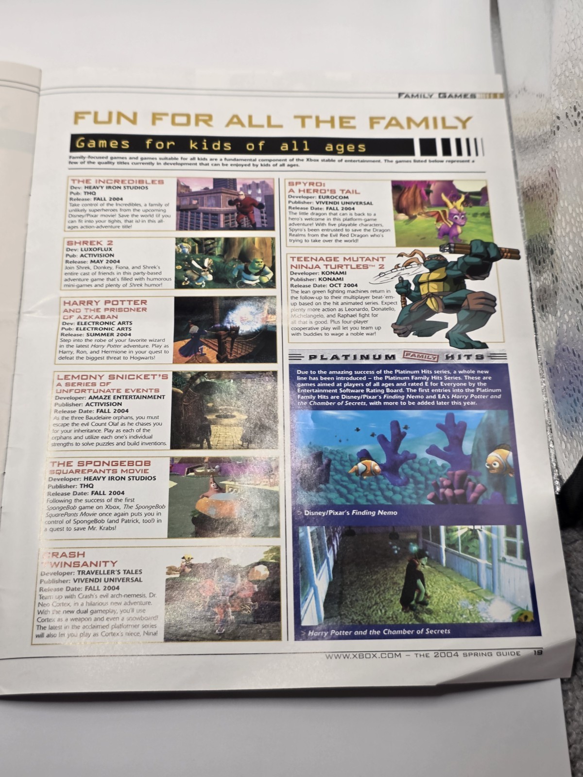 2004 Xbox Spring Guide Halo 2 Promo Brochure Booklet FREE Take One Rare 10.5×8