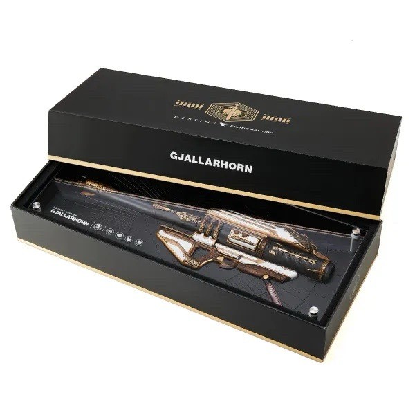 Destiny Exotic Armory Collection Gjallarhorn Replica Weapon | Bungie | Display