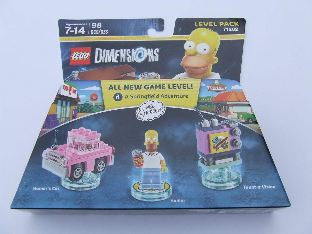 New Lego Dimensions The Simpsions 71202,71211,71227 Sealed Boxes Free Shipping