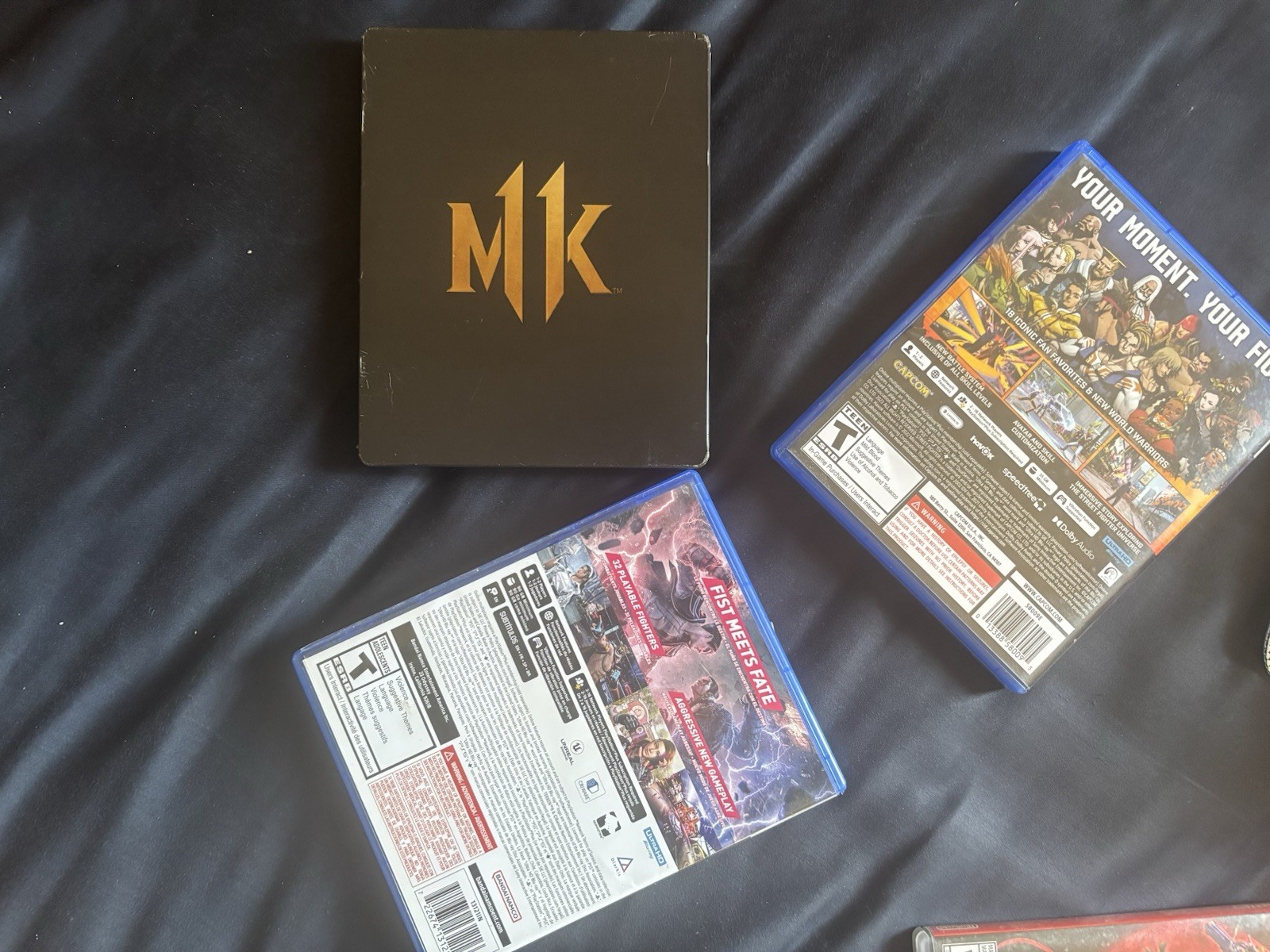 Mk11(ps4) + Street fighter 6 (ps5)+ Tekken 8 (ps5)