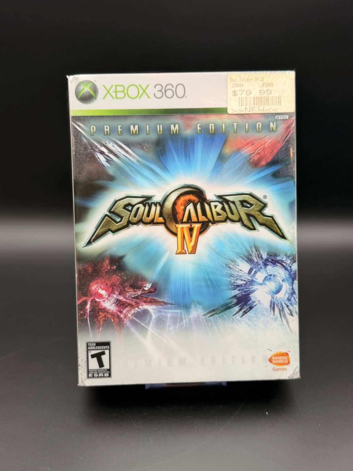 Soul Calibur IV — Premium Edition (Microsoft Xbox 360, 2008) With T Shirt