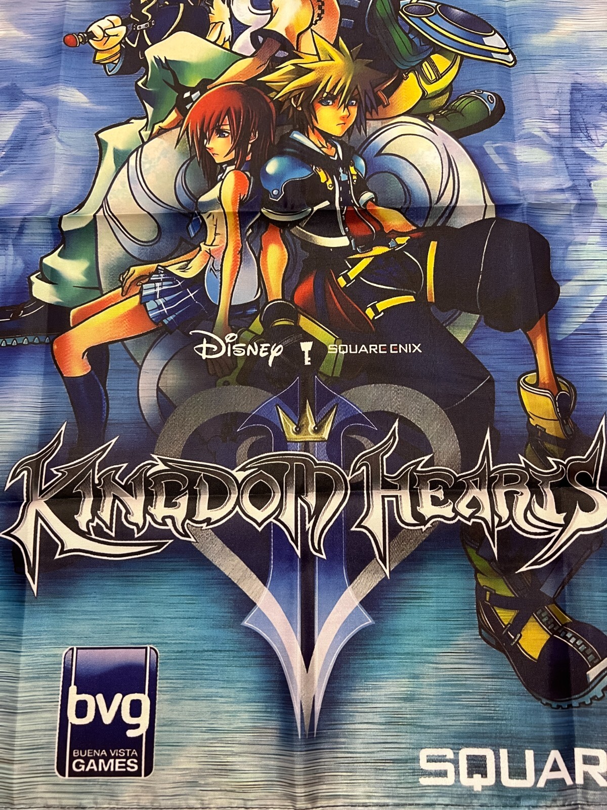 Kingdom Hearts 2 PS2 Custom Wall Flag Banner Tapestry 2 x 3 Ft, Playstation 2